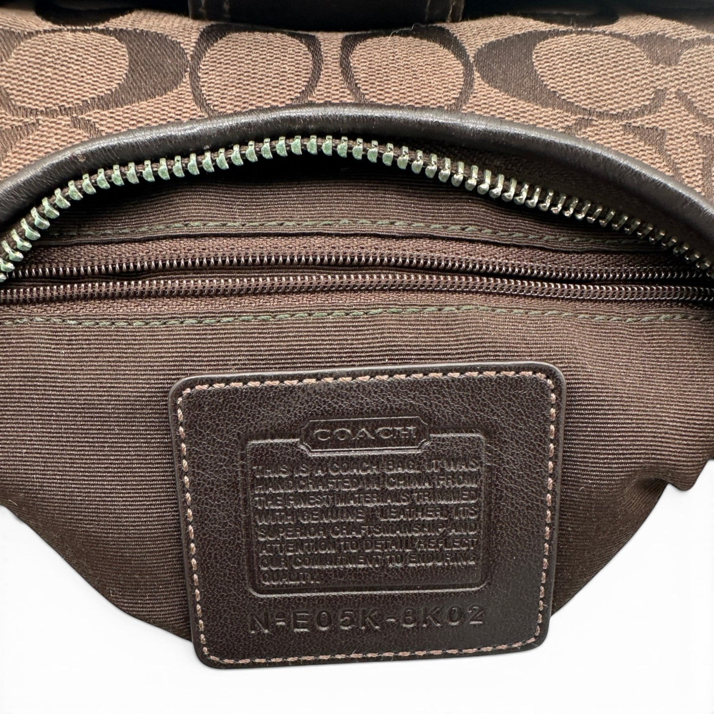 Vintage Coach 8K02 Hampton Clip Shoulder Bag