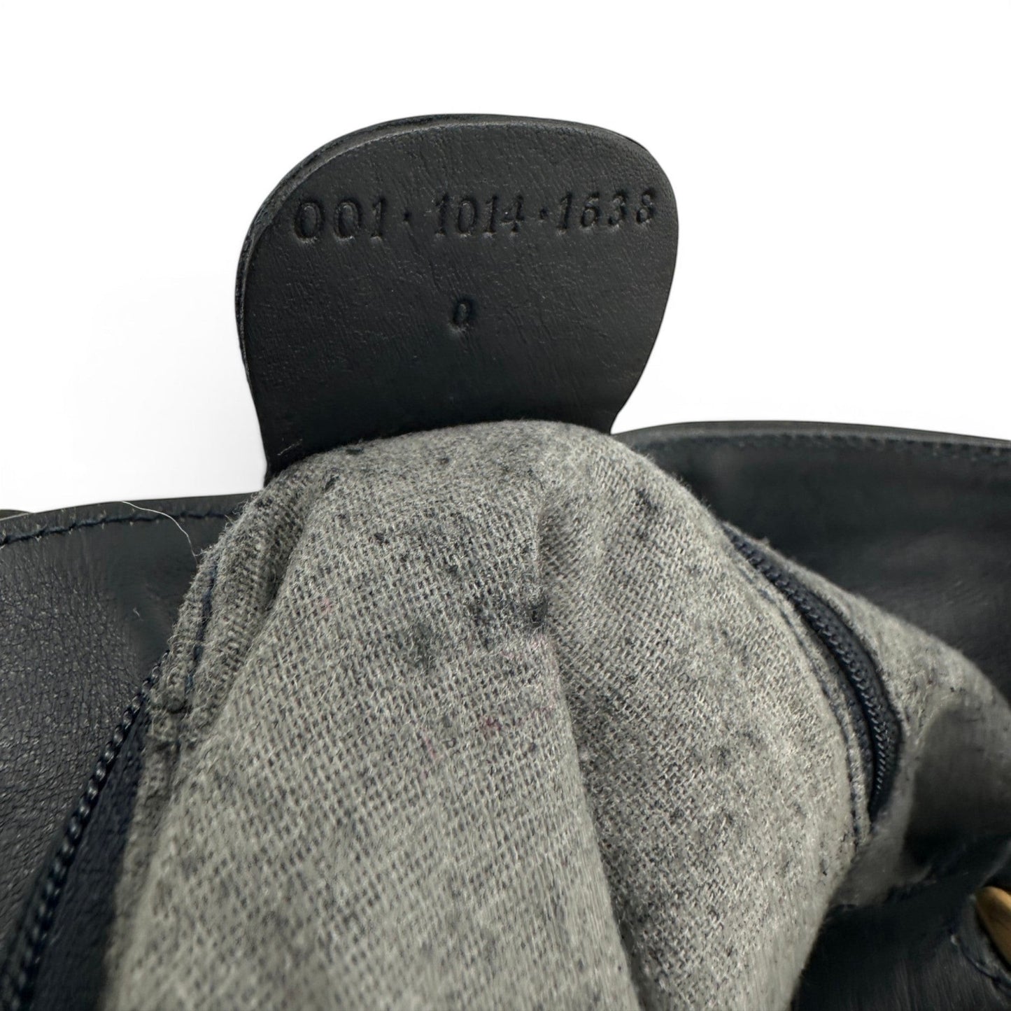 Sac à main vintage Gucci en daim et bambou, réversible