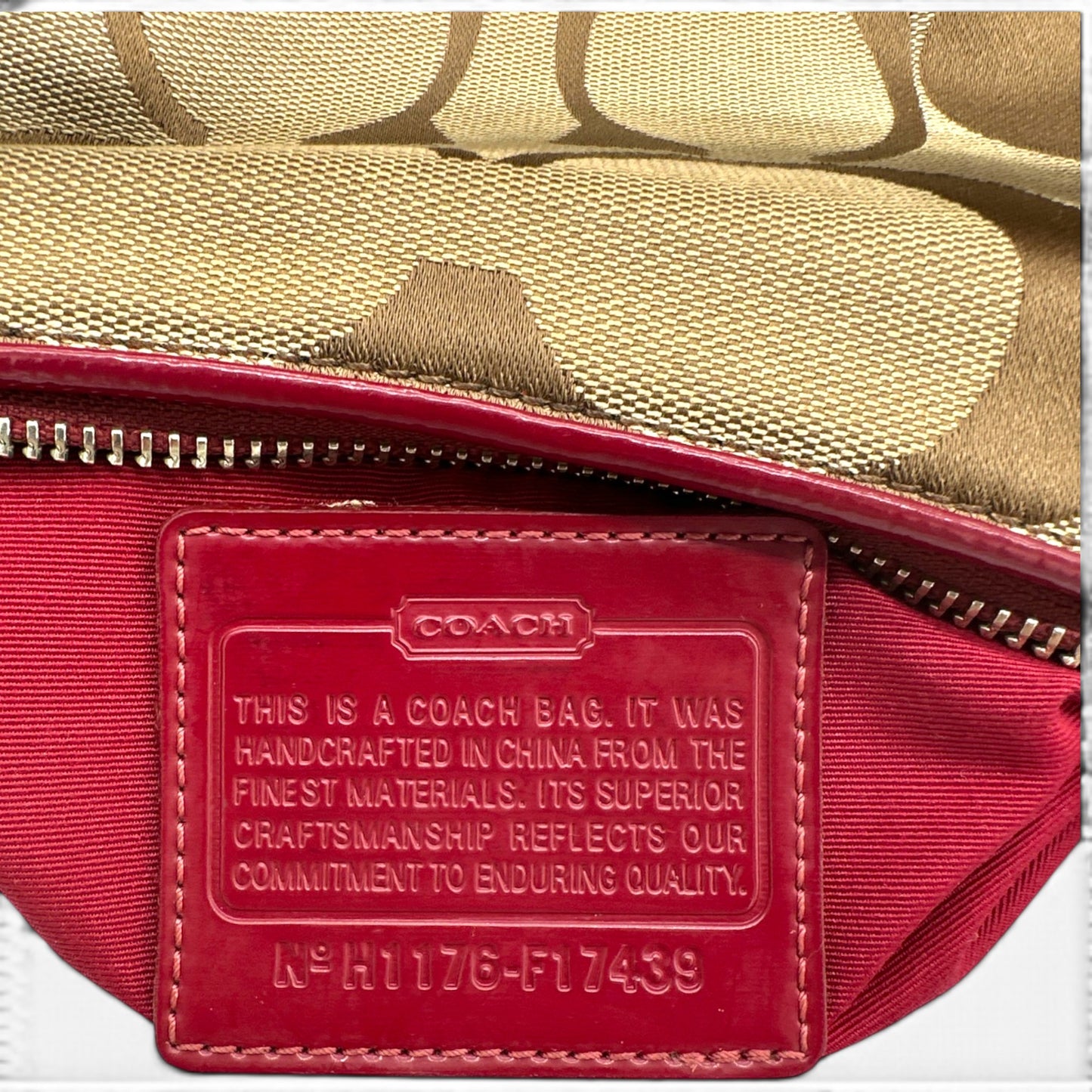 Sac bandoulière Coach F17439 vintage RARE