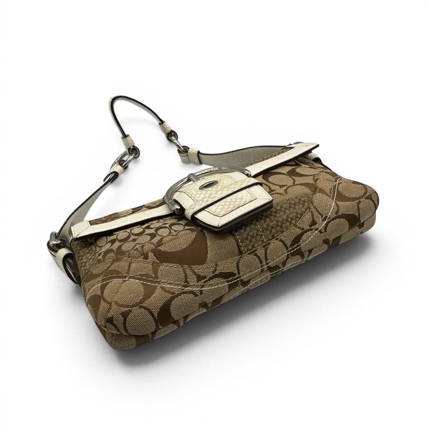 Vintage Coach 10087 Python Trim Soho Shoulder Bag
