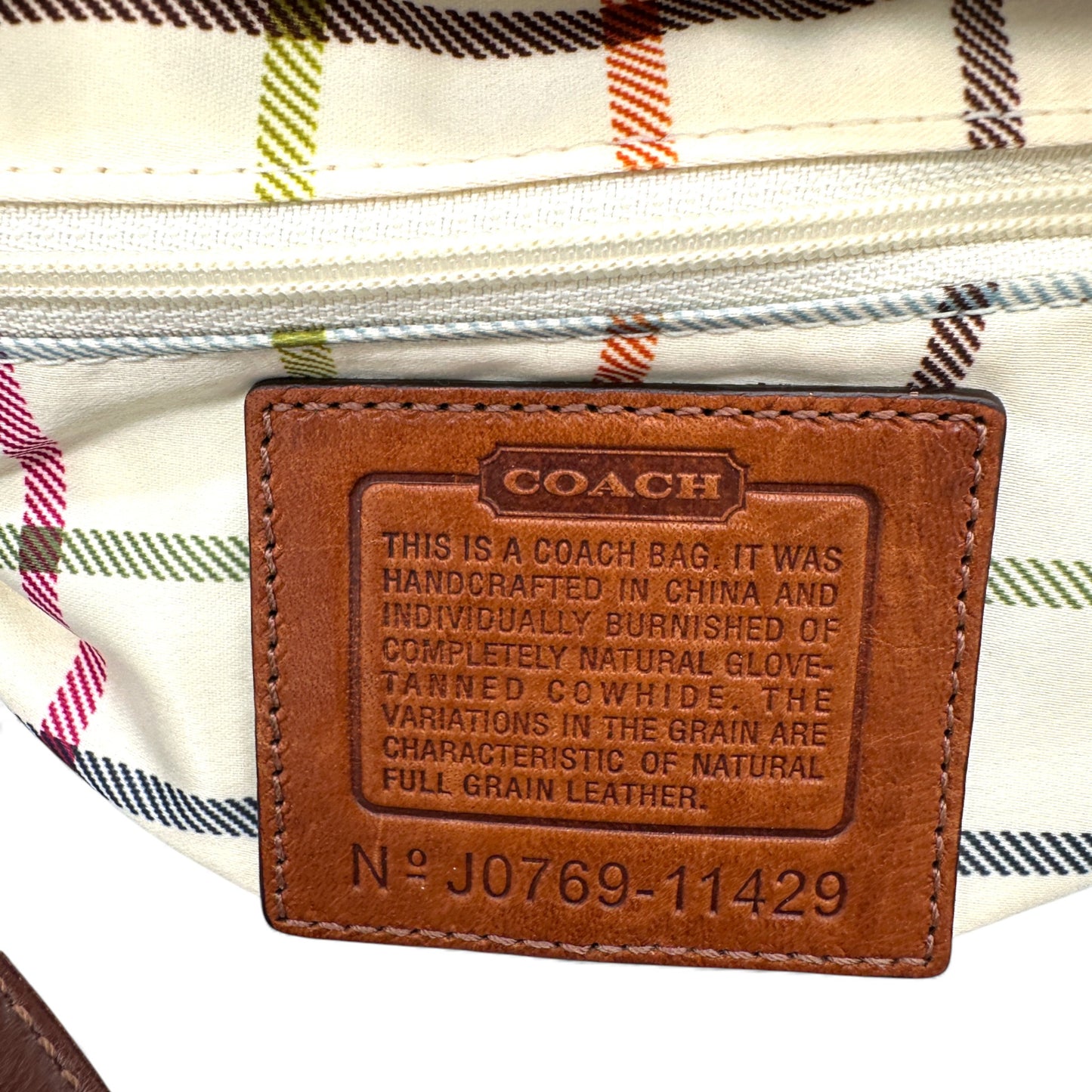 Vintage Coach 711429 Bleecker Shoulder Bag