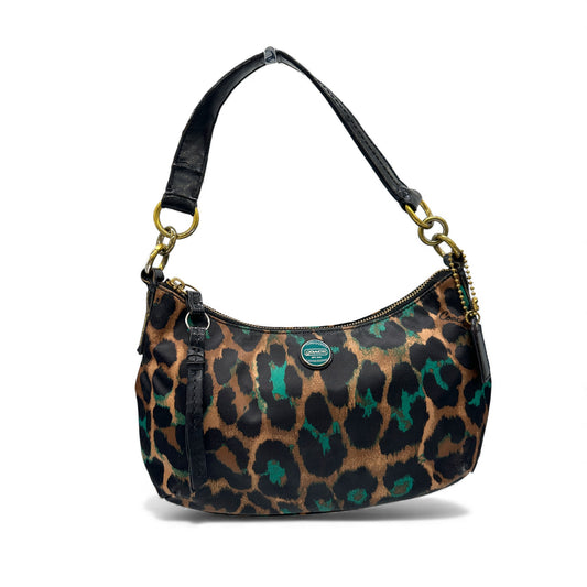 Vintage Coach F26032 Leopard Print Shoulder Bag