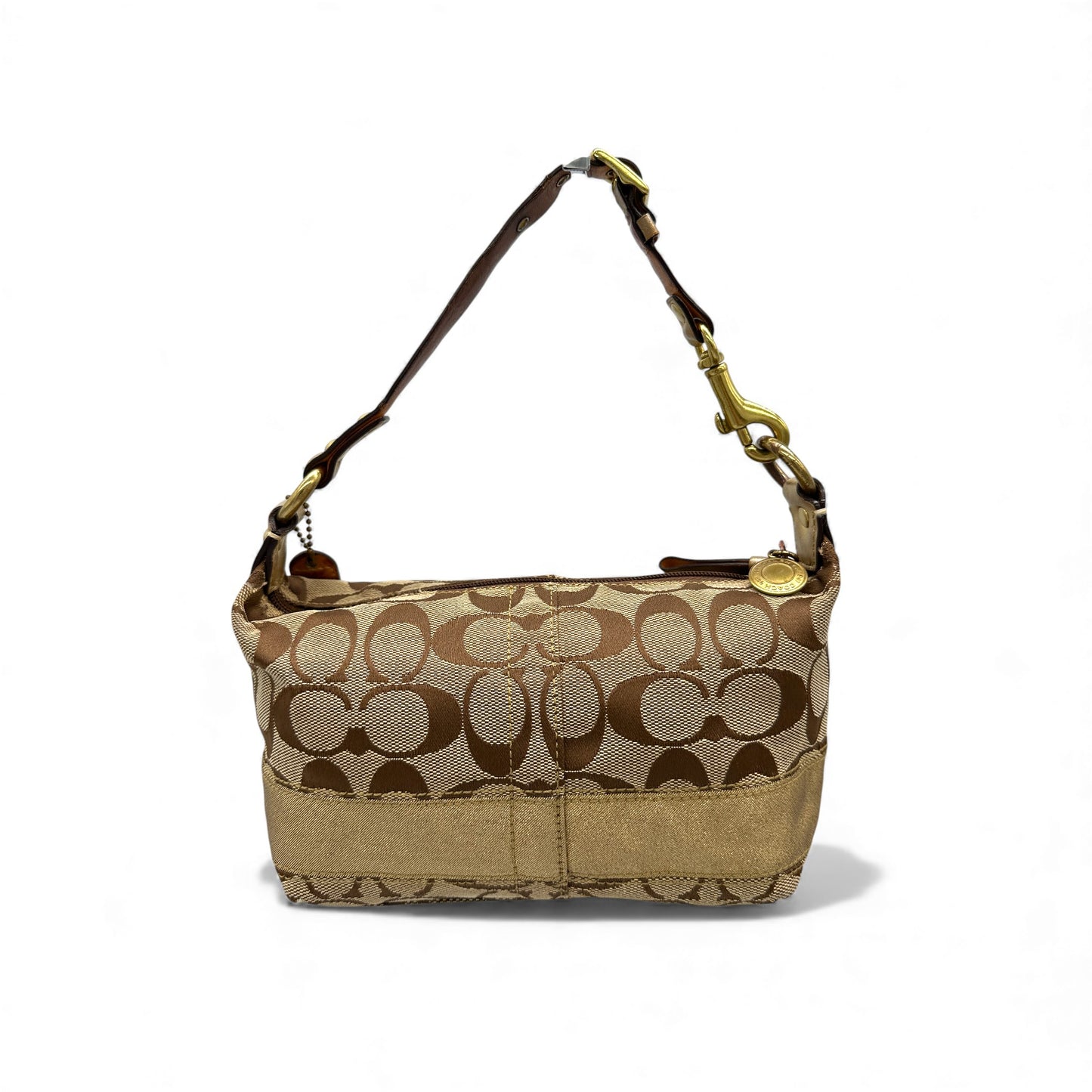 Vintage Coach F40024 Monogram Mini Shoulder Bag