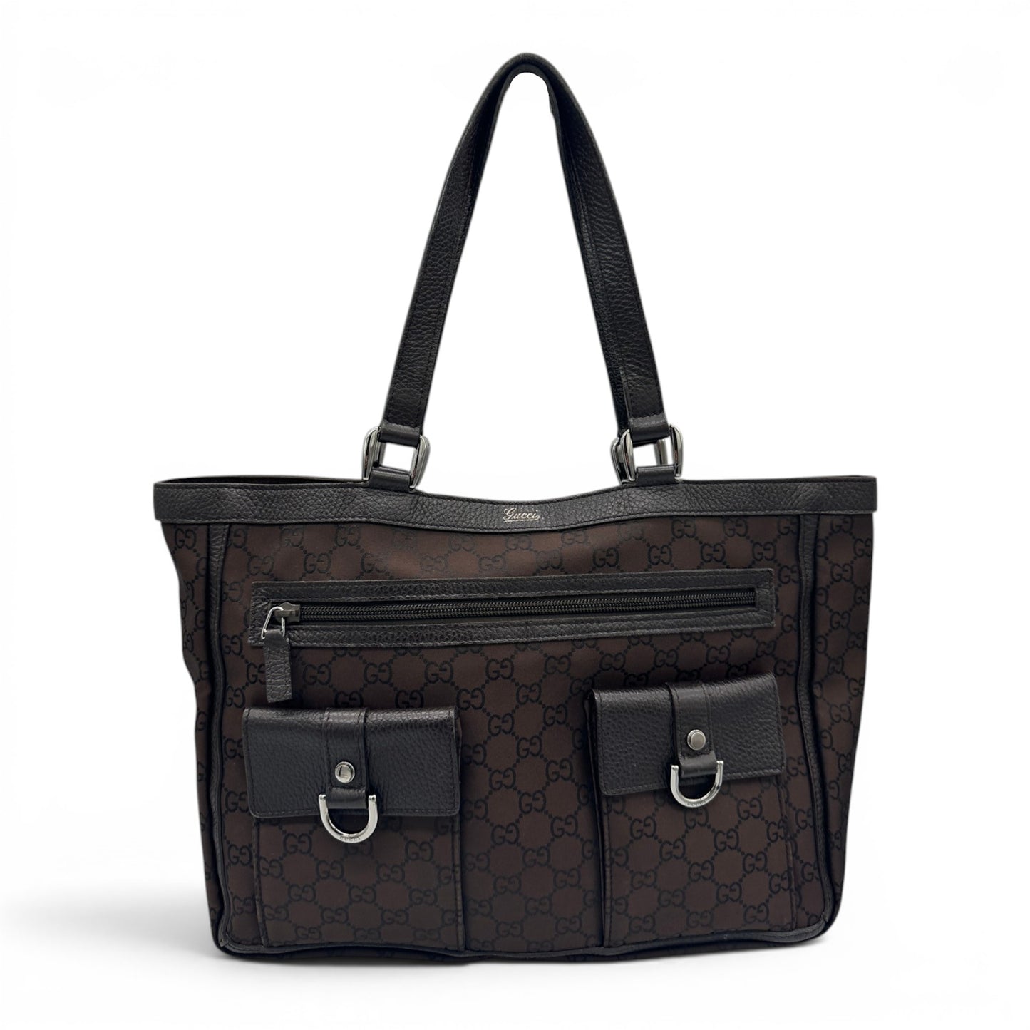 Vintage Gucci Abbey Tote Shoulder Bag