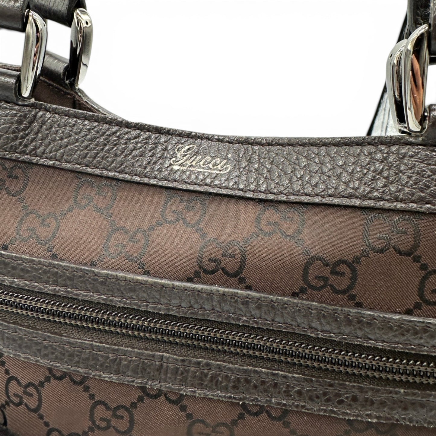 Vintage Gucci Abbey Tote Shoulder Bag
