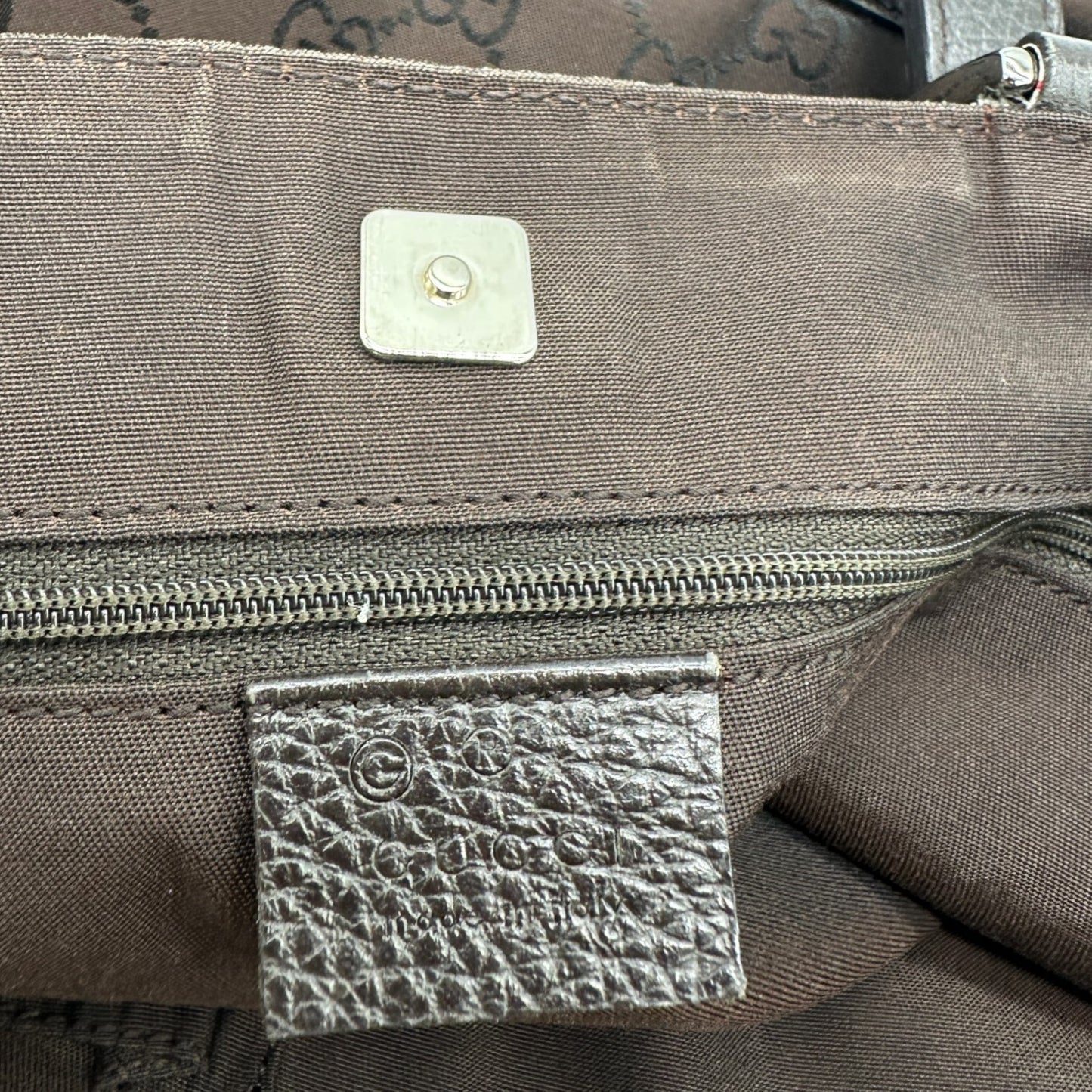 Vintage Gucci Abbey Tote Shoulder Bag