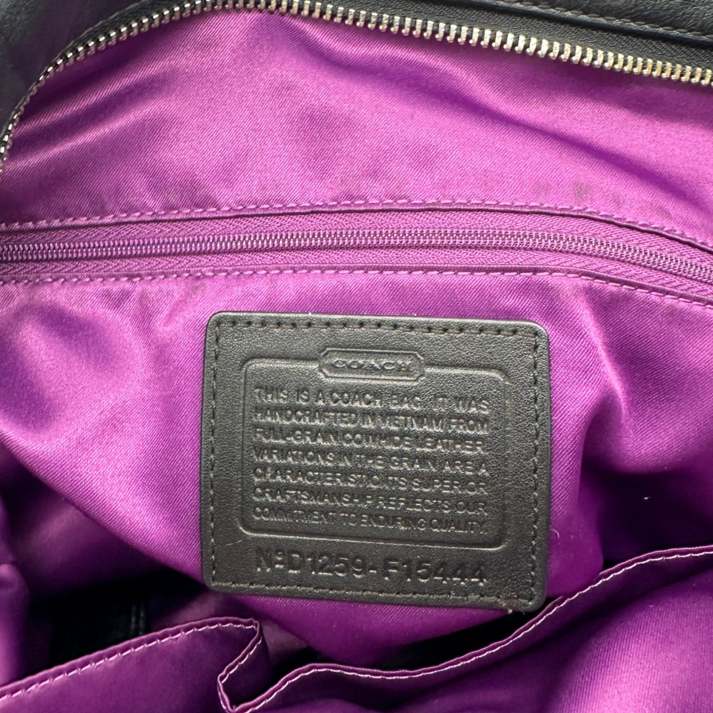Vintage Coach Ashley F15444 Schultertasche
