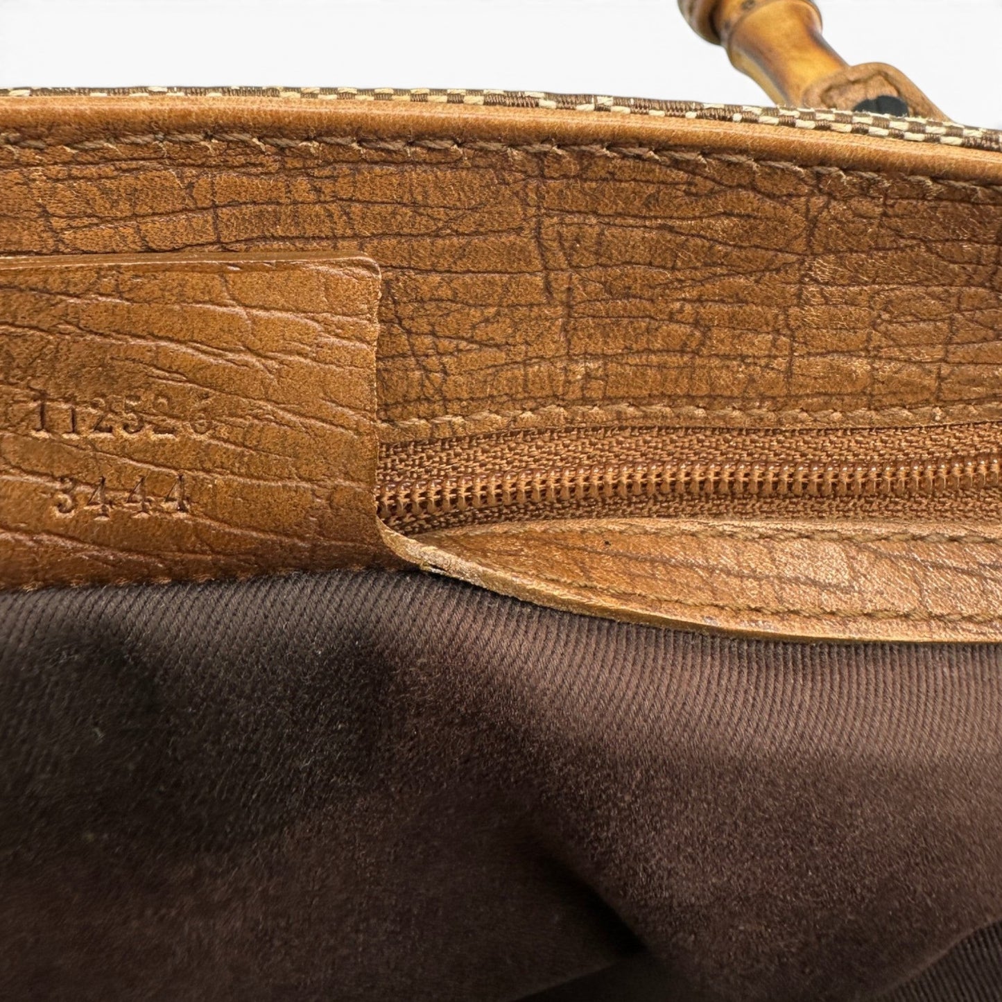 Vintage Gucci Bamboo Structured Tote
