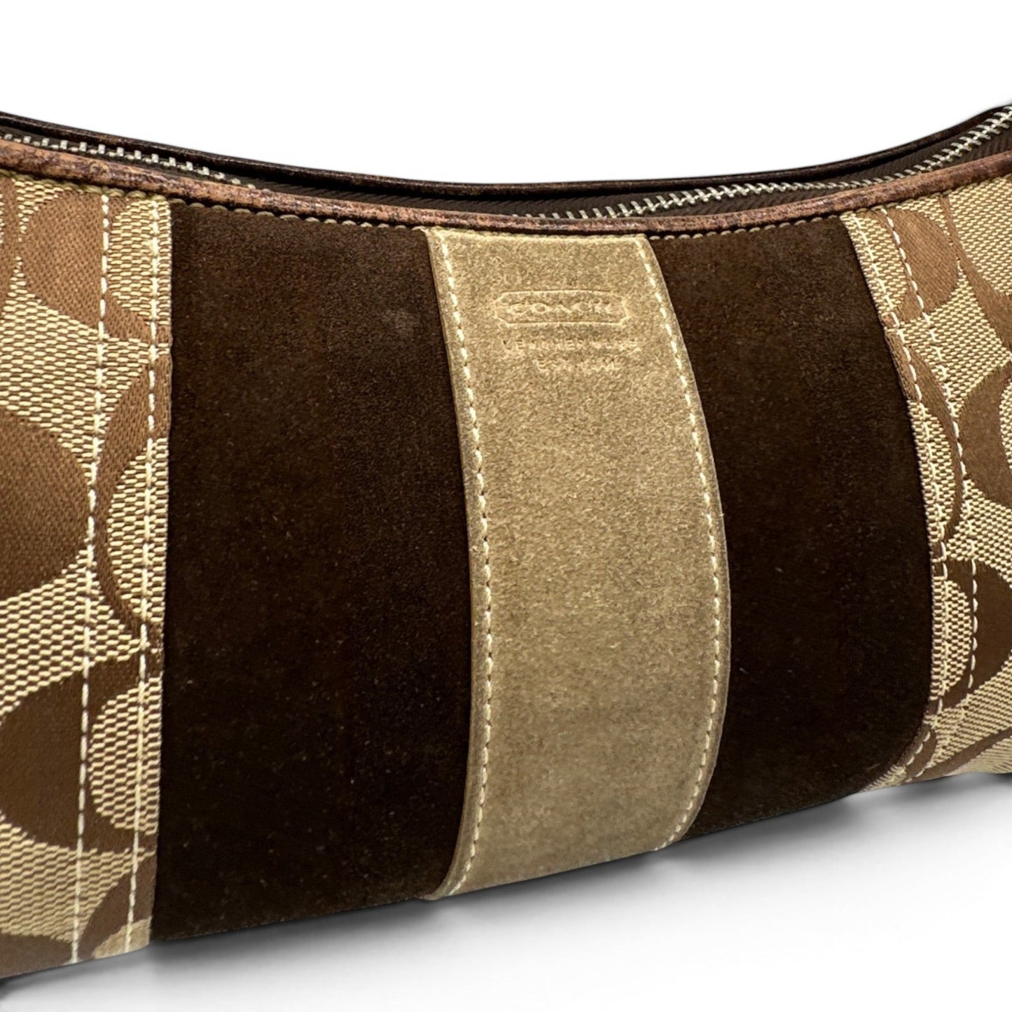 Sac bandoulière baguette vintage Coach 8K09 East West