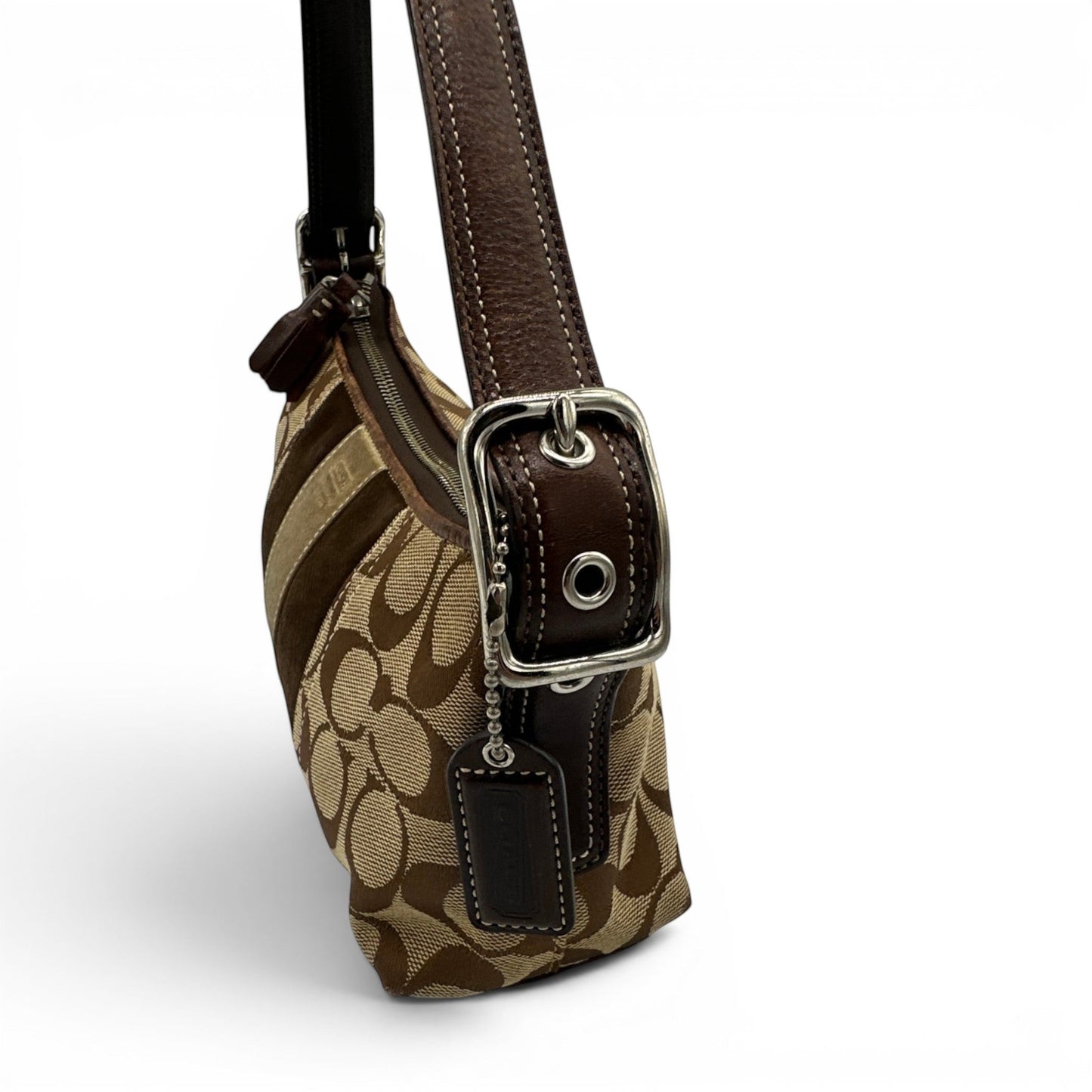 Sac bandoulière baguette vintage Coach 8K09 East West