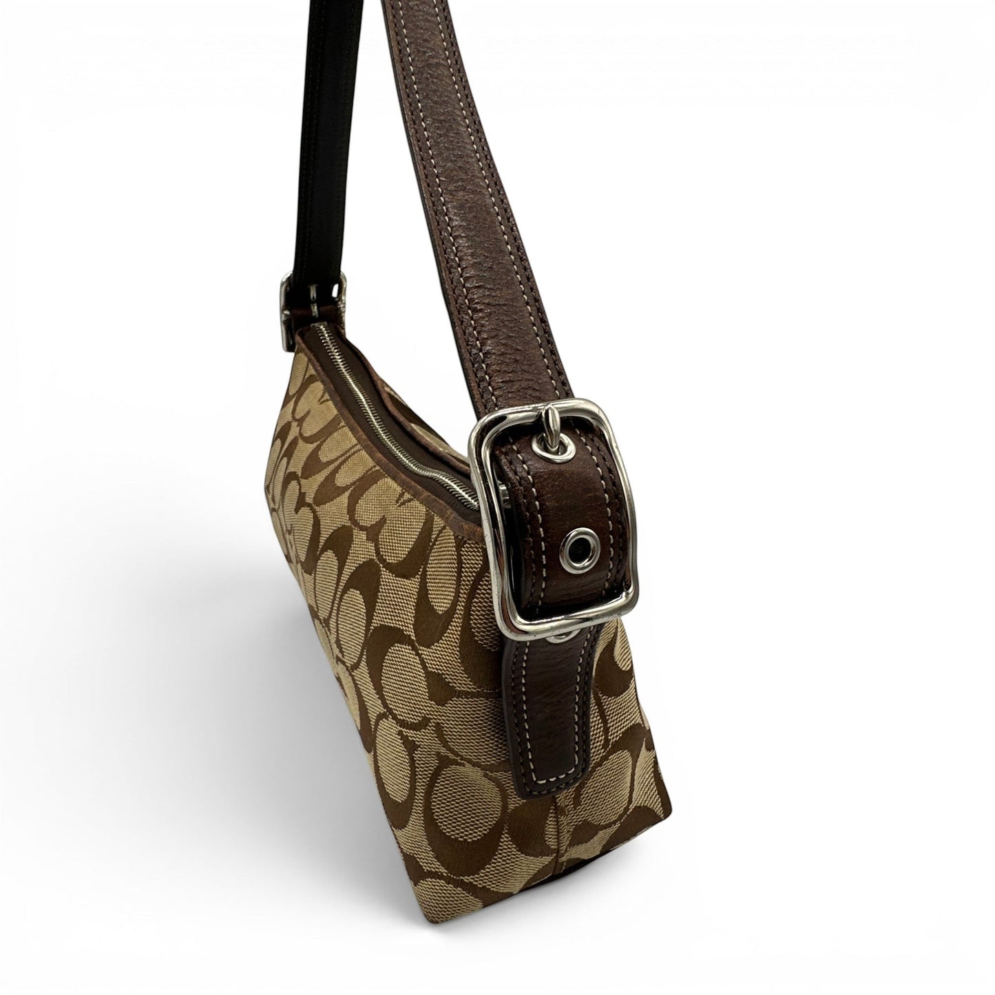 Sac bandoulière baguette vintage Coach 8K09 East West