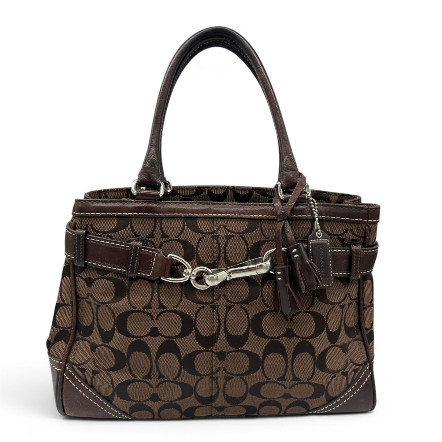 Vintage Coach 8K06 Hampton Clip Handbag