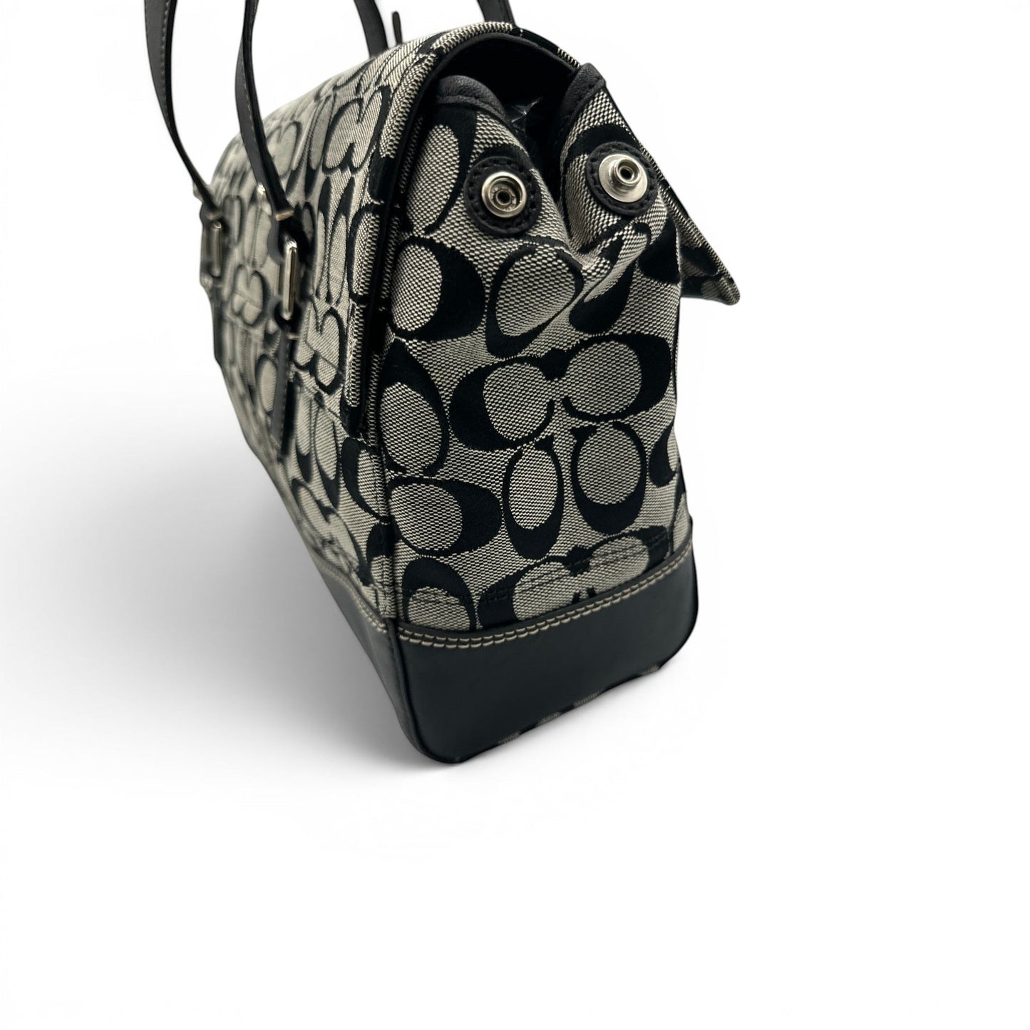 Sac bandoulière vintage Coach 11330 Hamptons à fermoir tournant