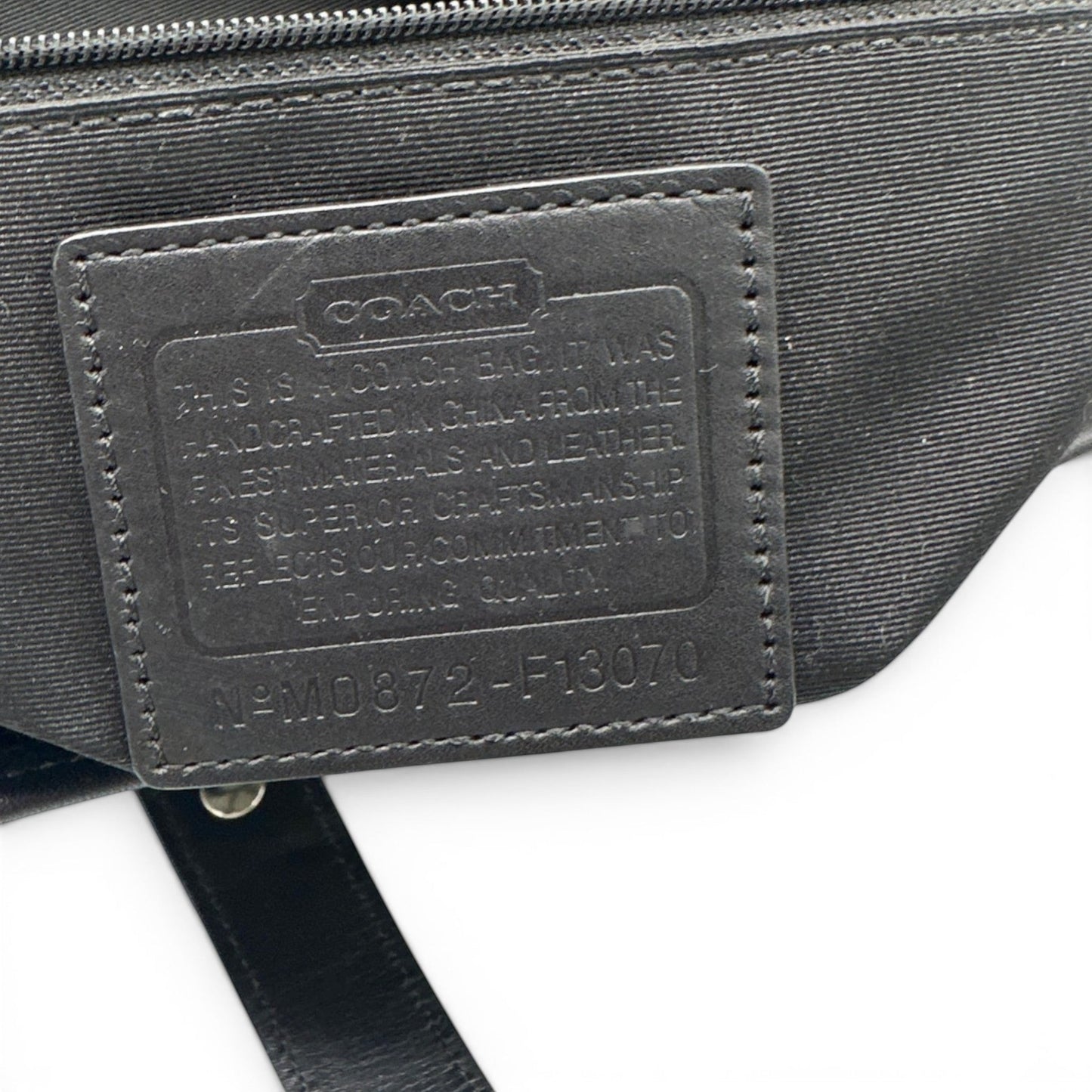 Sac bandoulière vintage Coach 11330 Hamptons à fermoir tournant