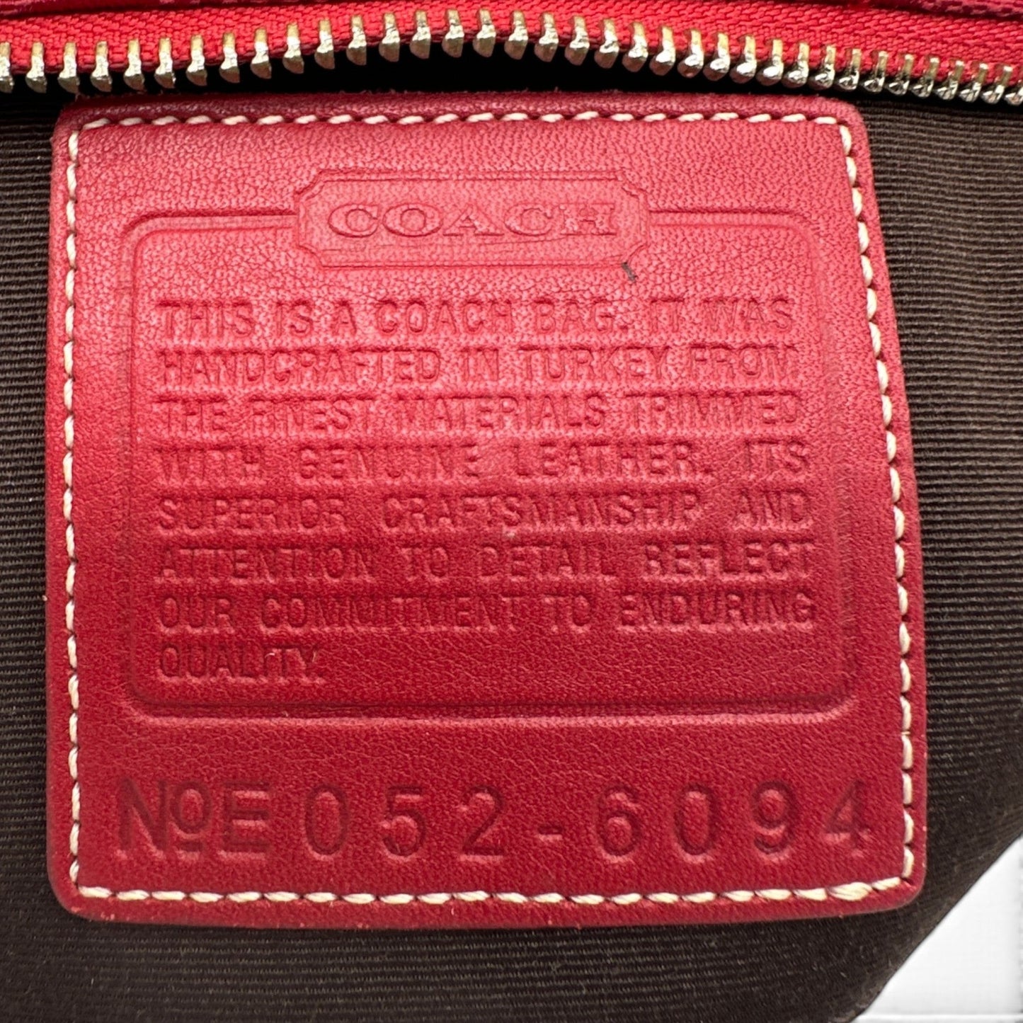Sac bandoulière vintage Coach 6094 Demi Mini