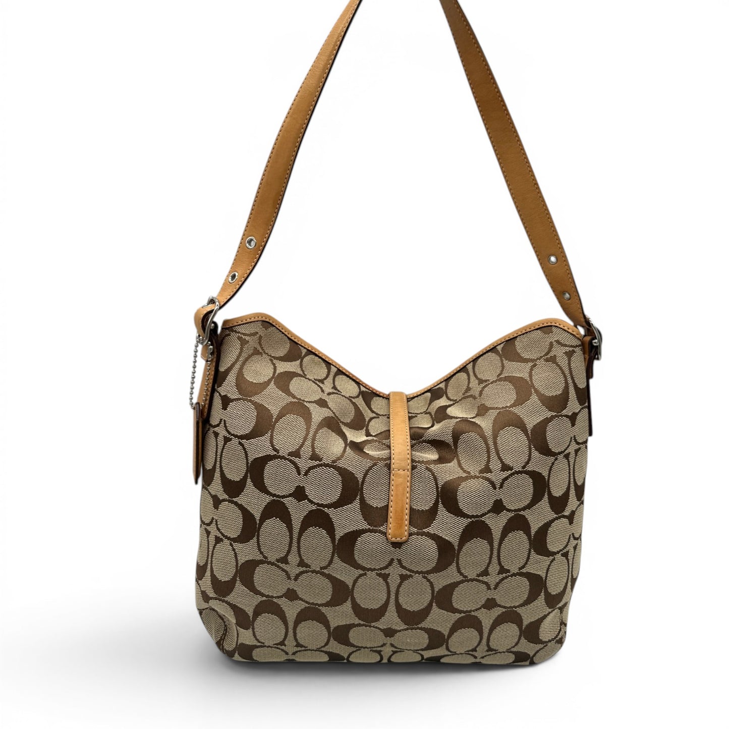 Sac bandoulière vintage Coach 6845 Hampton à clip