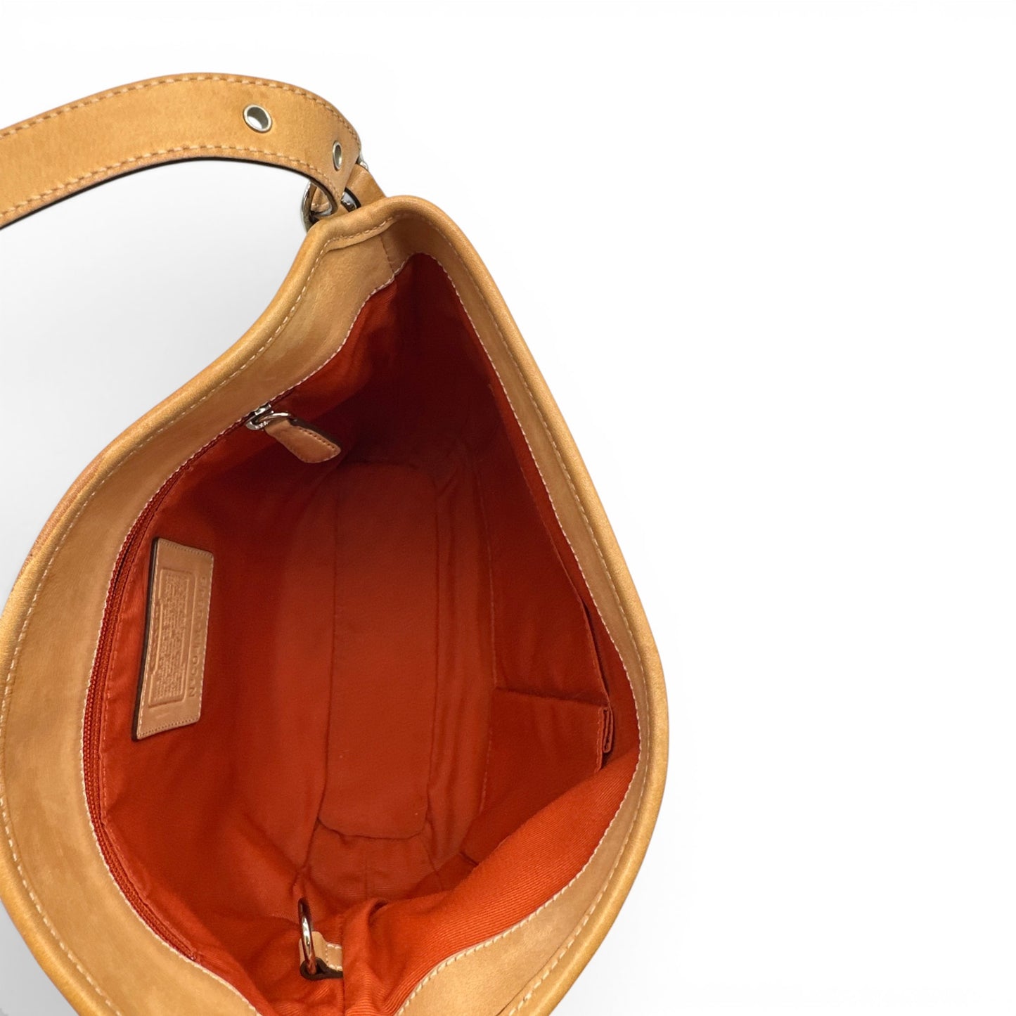 Sac bandoulière vintage Coach 6845 Hampton à clip