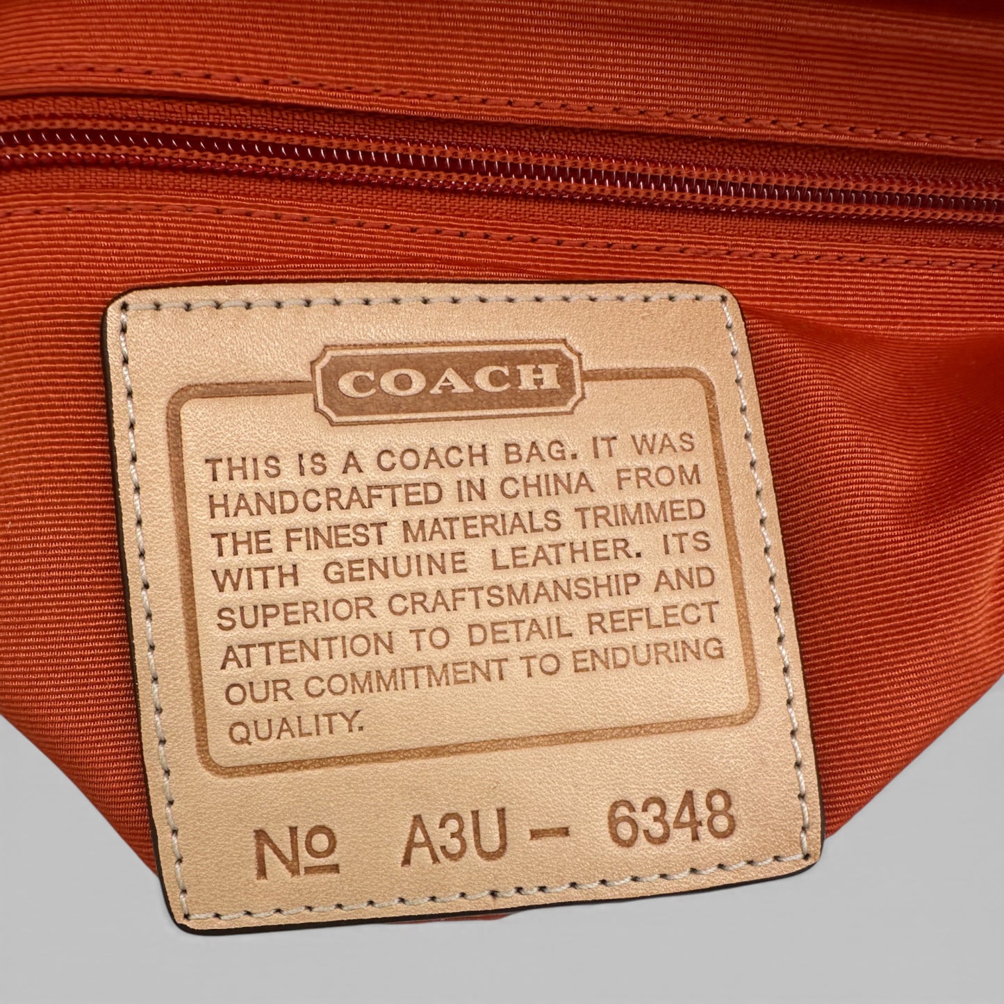 Vintage Coach 6348 Hampton Clip Schultertasche