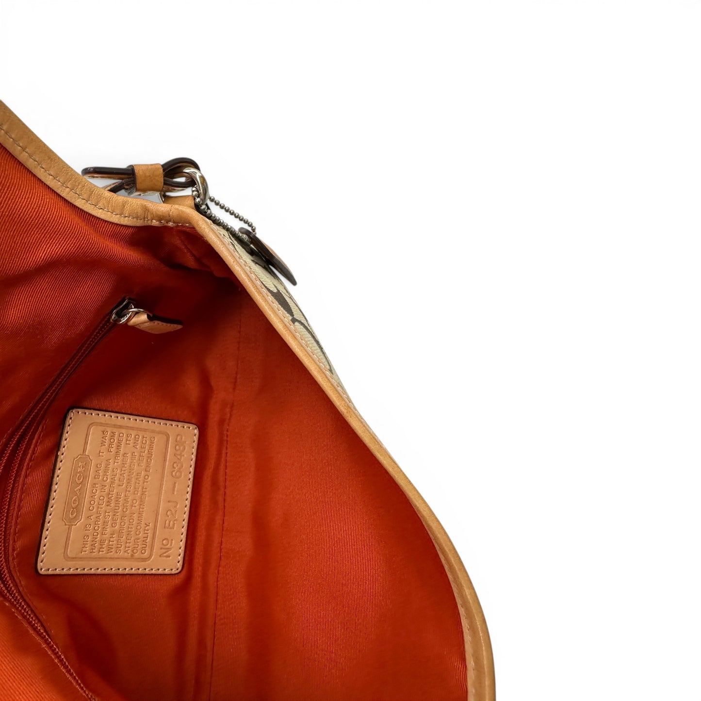 Vintage Coach 6348P Hampton Clip Shoulder Bag