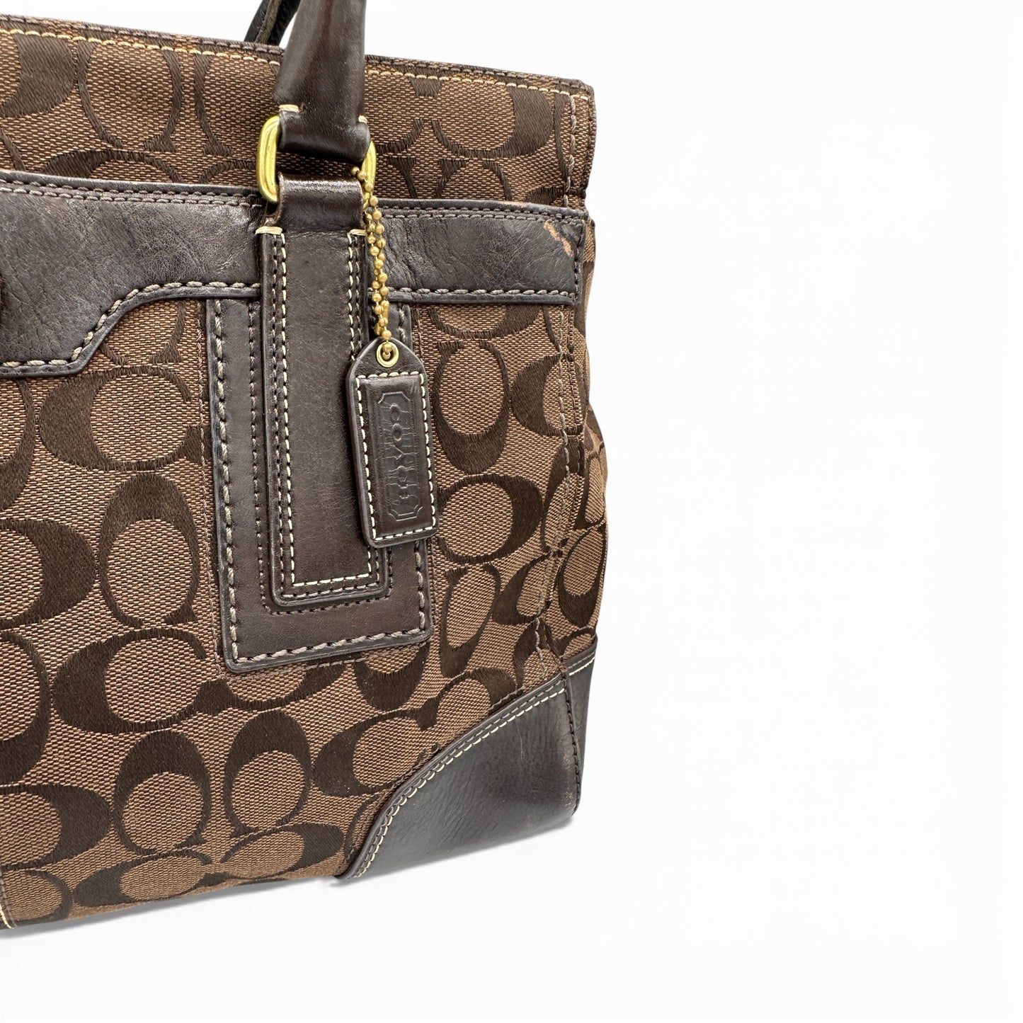 Vintage Coach Hampton Carryall 11063 Turnlock Handbag