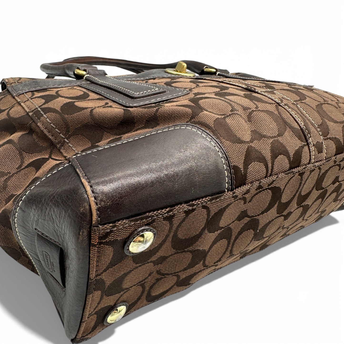 Vintage Coach Hampton Carryall 11063 Turnlock Handbag