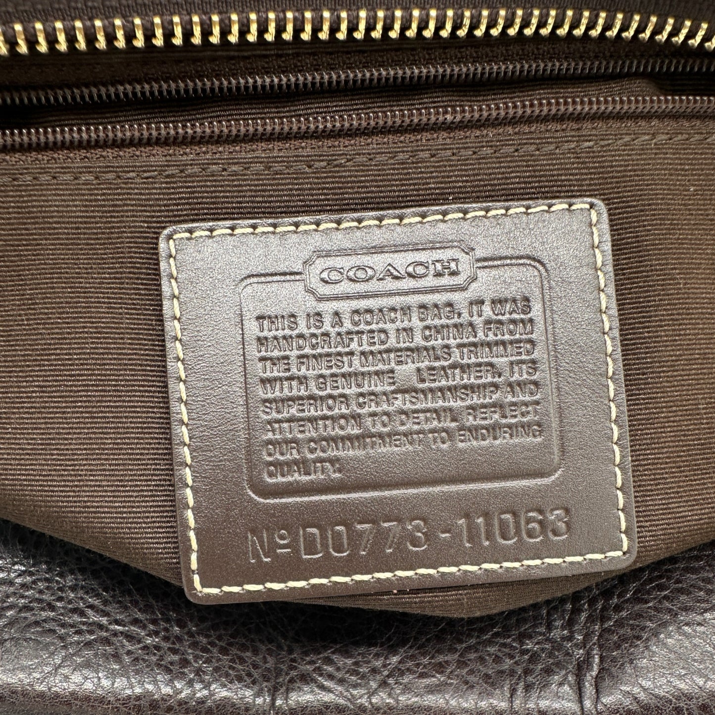 Vintage Coach Hampton Carryall 11063 Turnlock Handbag