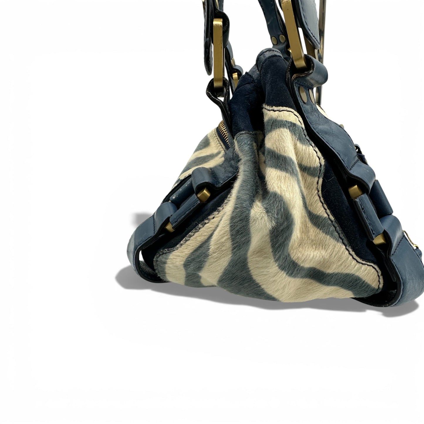 Jimmy Choo Mahala Zebra Handbag