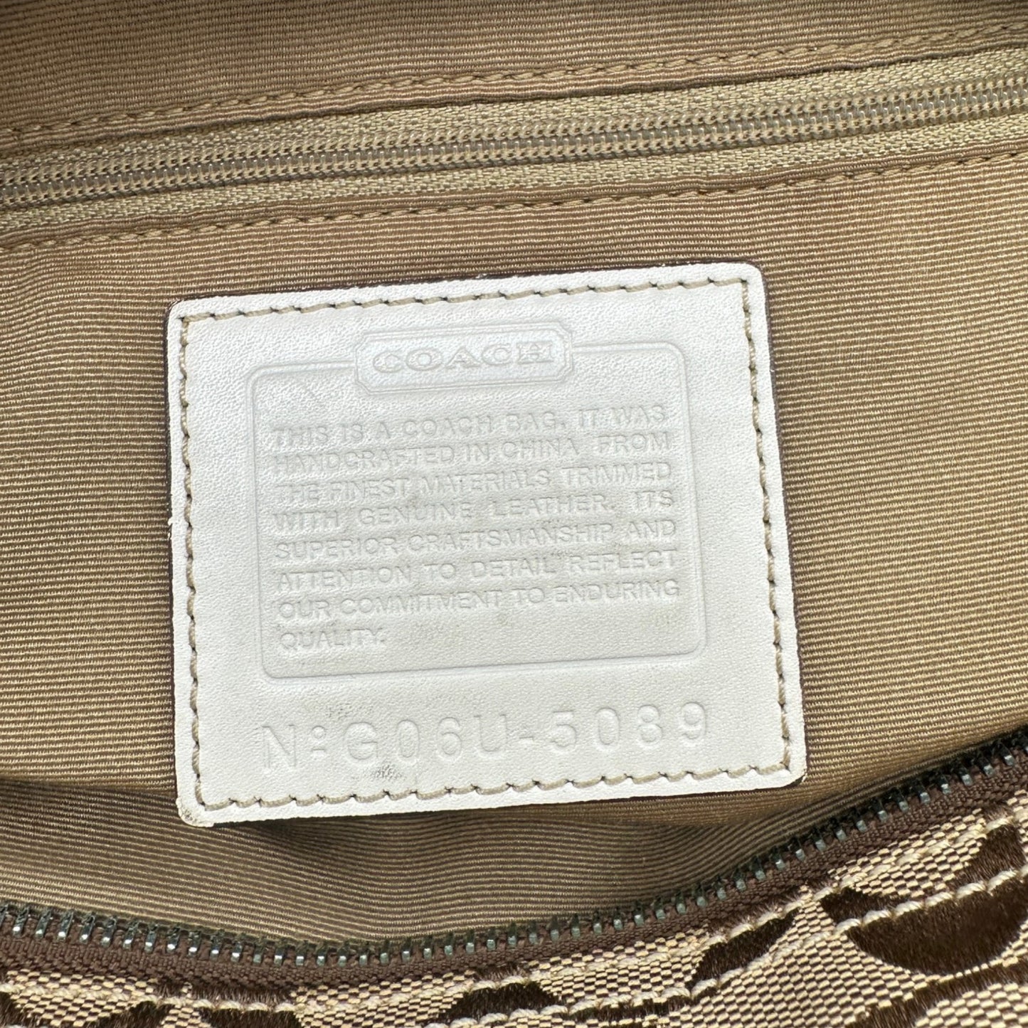 Vintage Coach 5089 Soho Tote Shoulder Bag