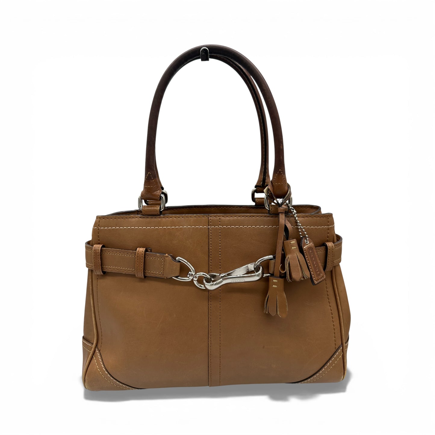 Vintage Coach 8A70 Hampton Clip Tote Handbag