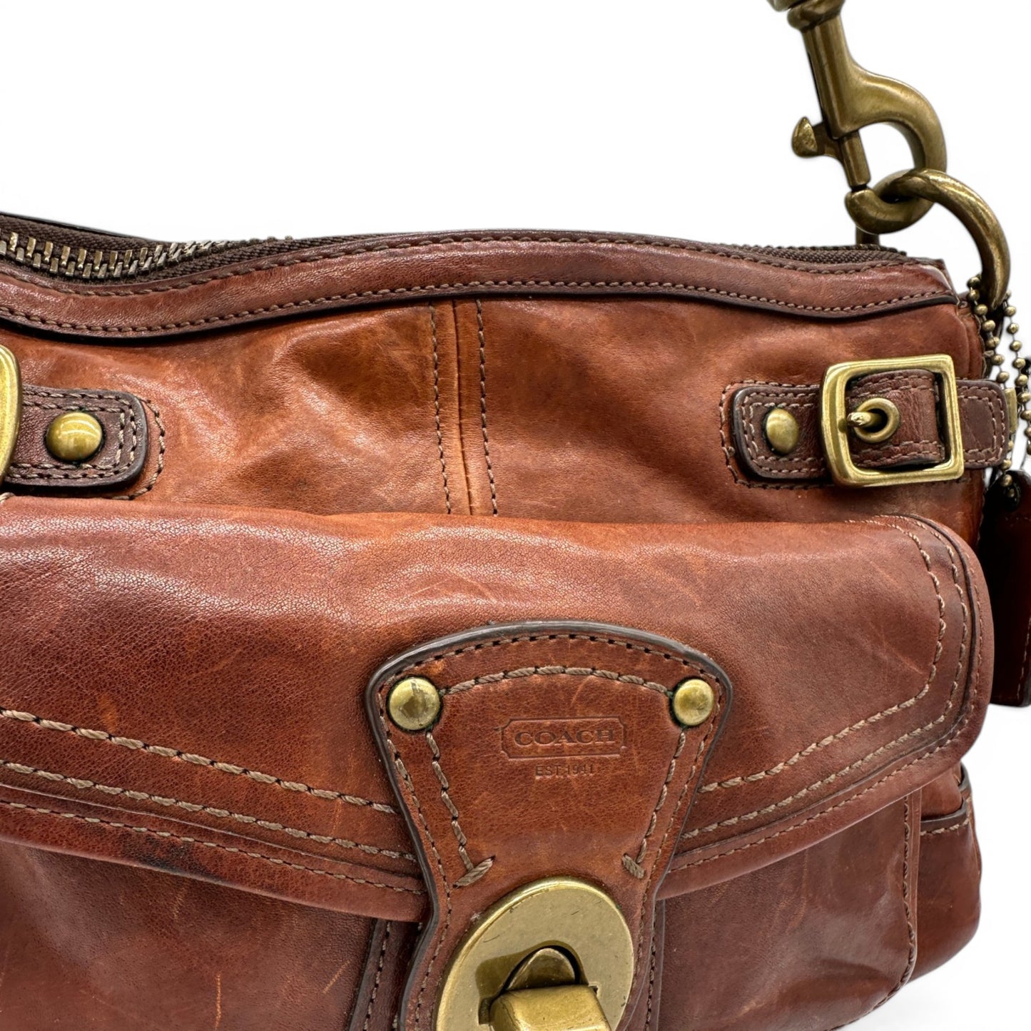 Vintage Coach 11127 Turnlock Legacy Shoulder Bag