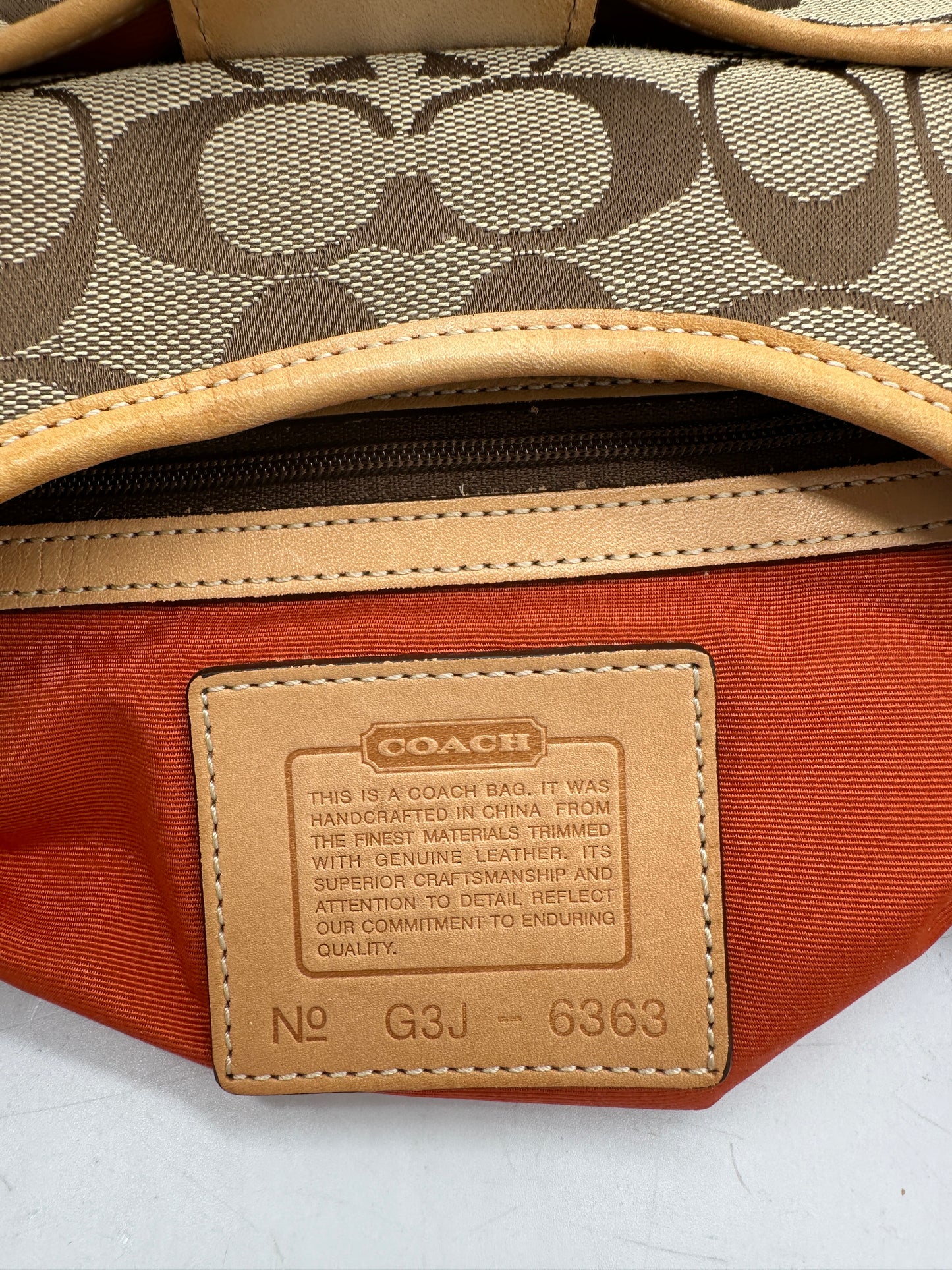Vintage Coach 6363 Soho Crescent Schultertasche