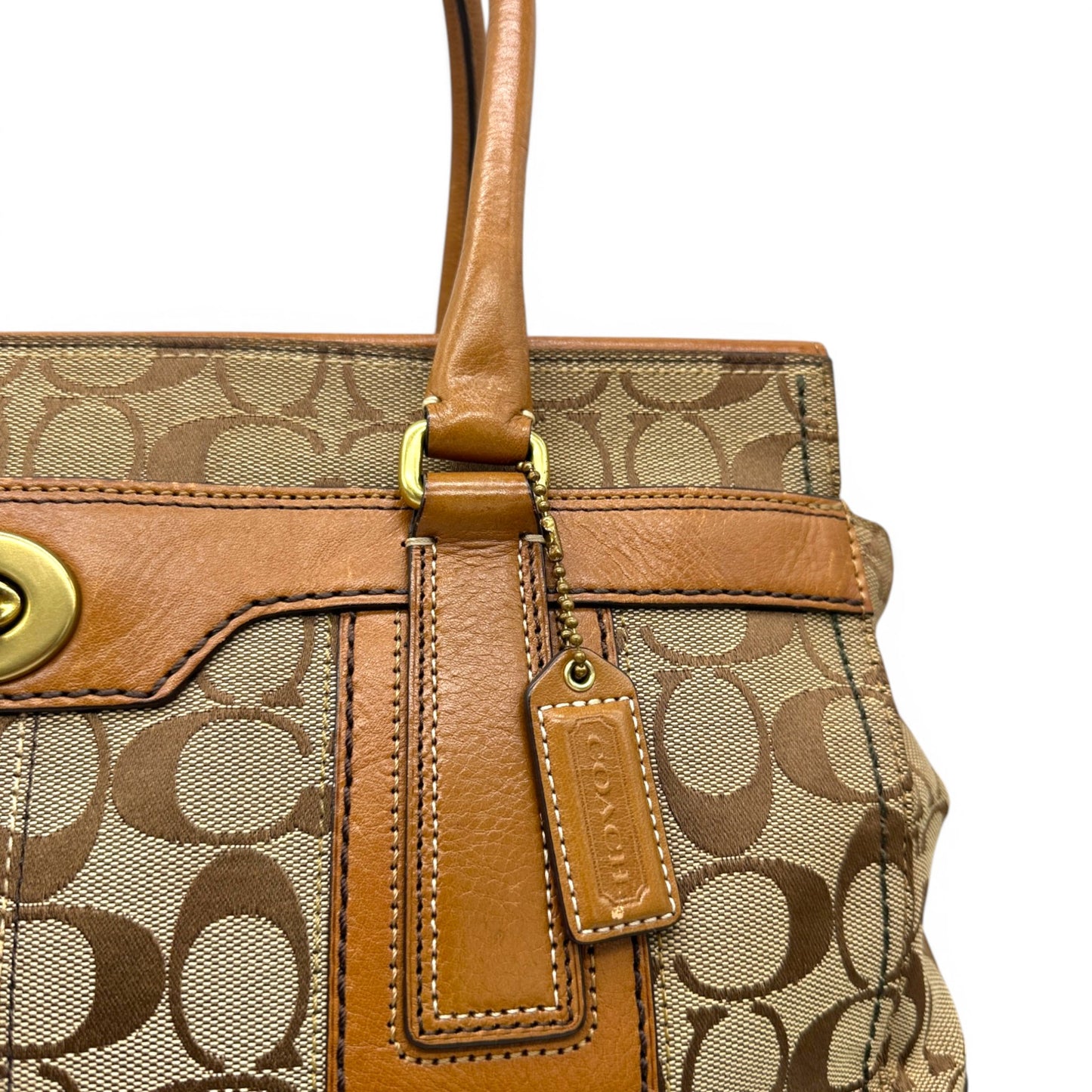Vintage Coach Hampton Carryall 11063 Turnlock Handbag