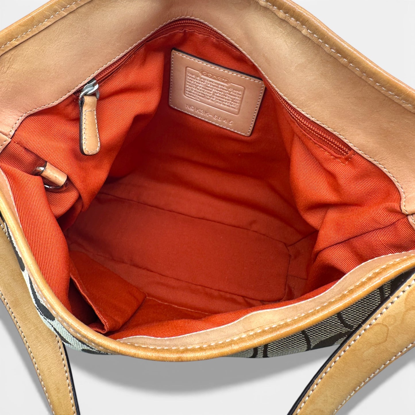 Sac bandoulière vintage Coach 6345 Hampton Clip