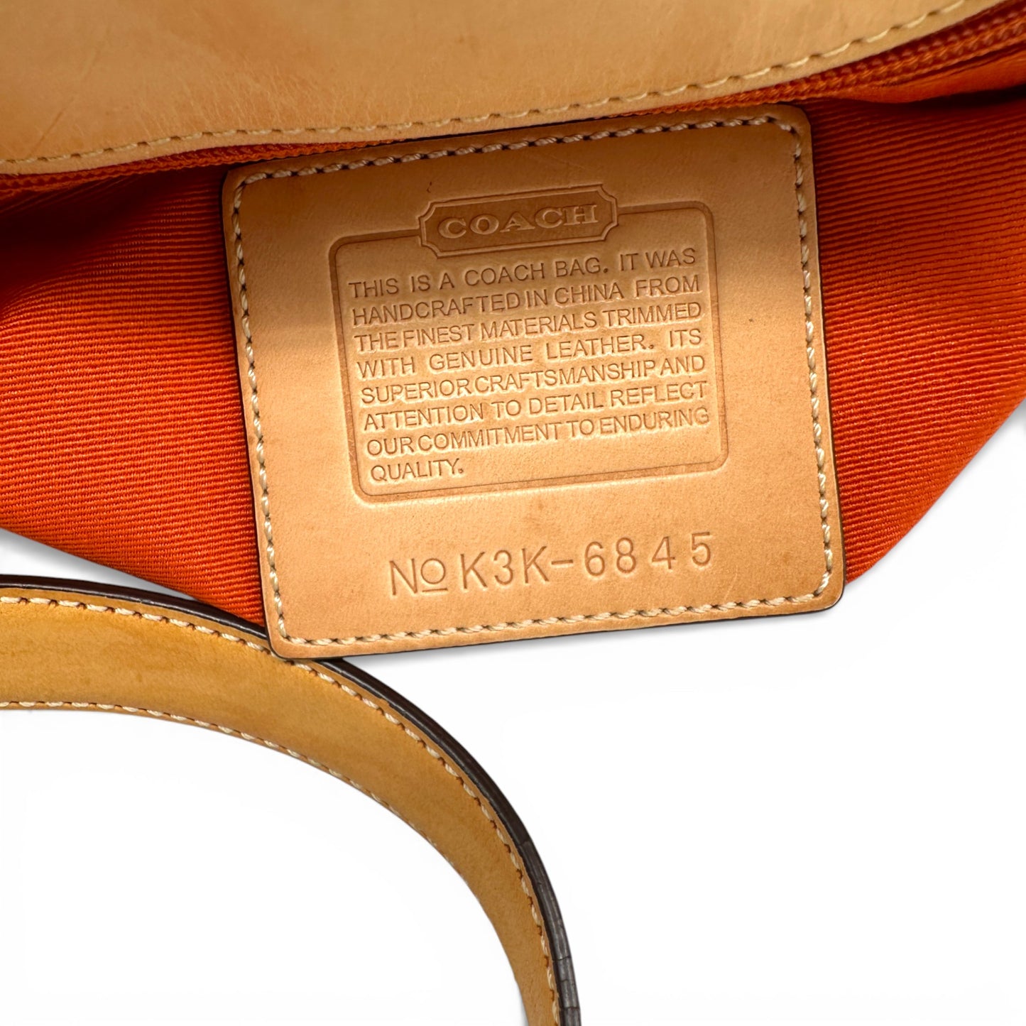 Sac bandoulière vintage Coach 6345 Hampton Clip