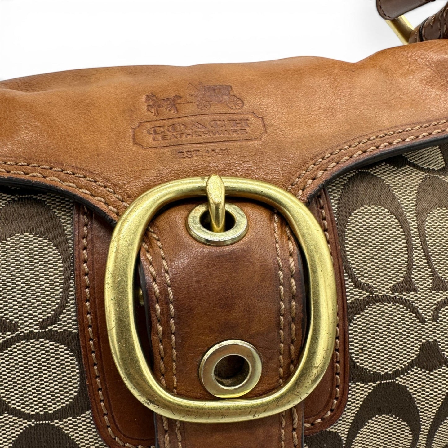 Vintage Coach 11441 Bleecker Soho Schultertasche