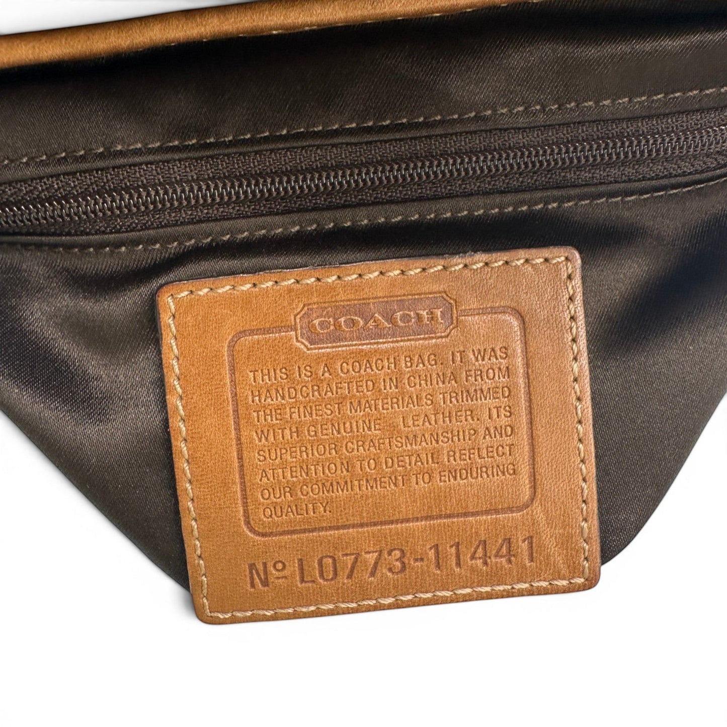 Vintage Coach 11441 Bleecker Soho Schultertasche