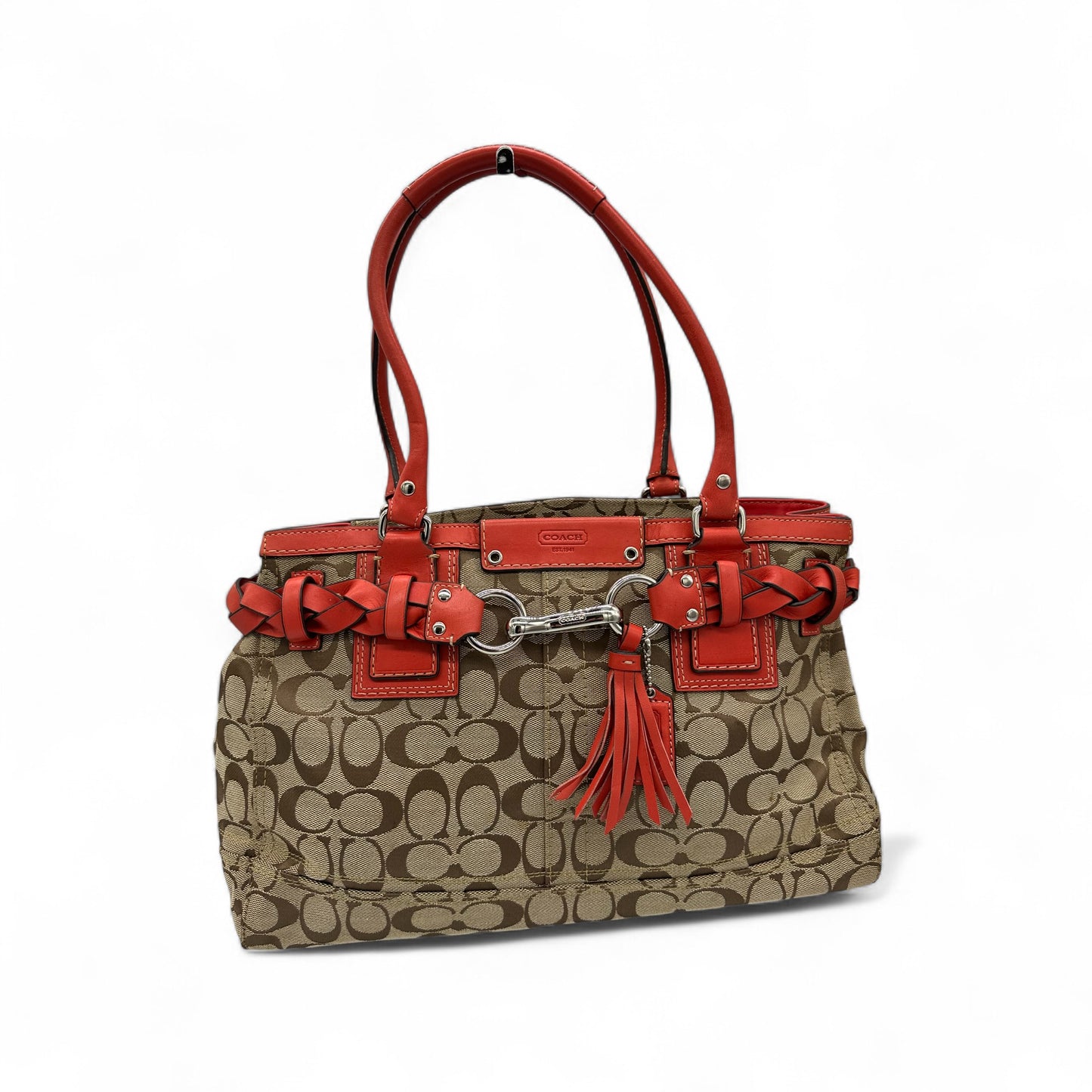 Vintage Coach F13065 Hampton Clip Handbag