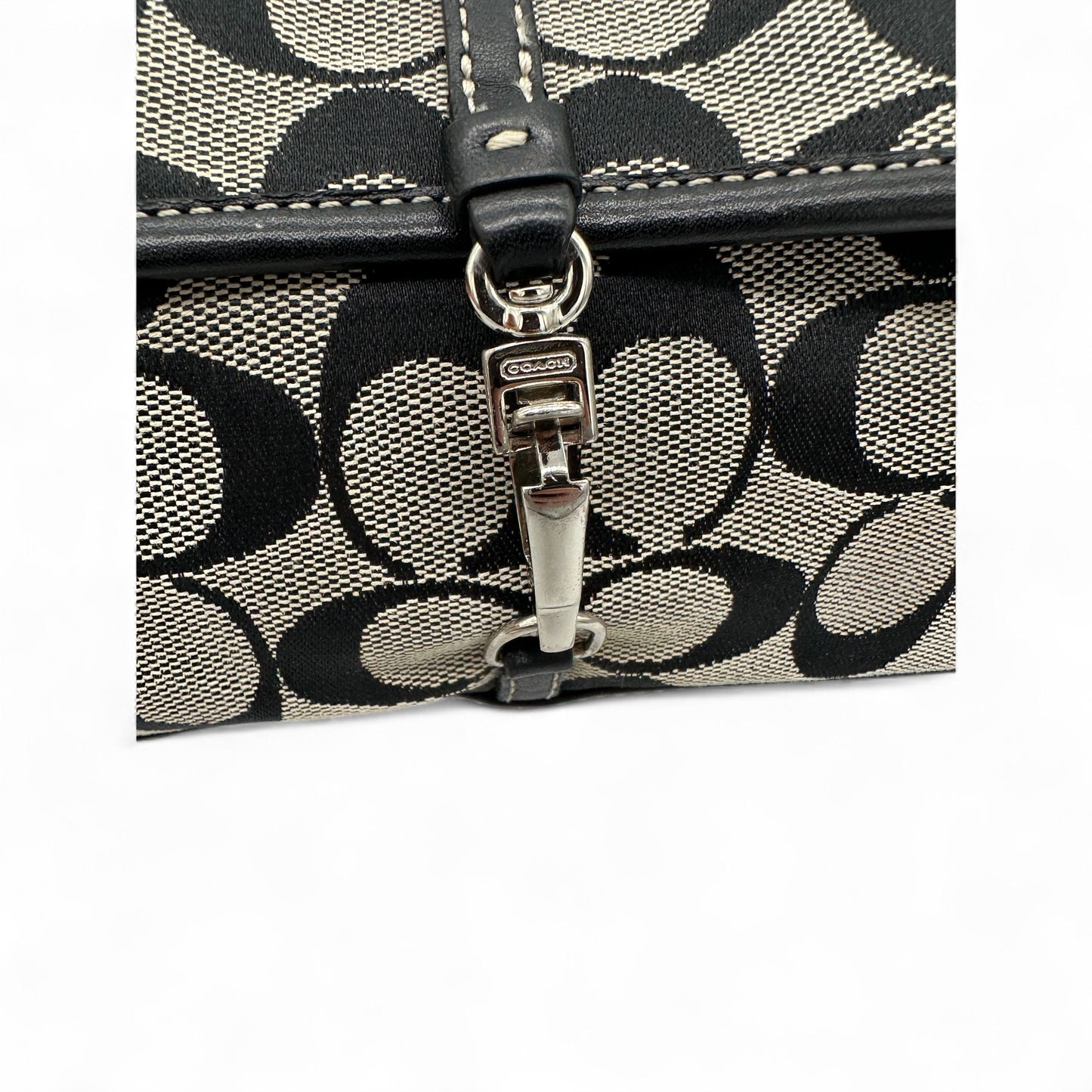 Vintage Coach 6348 Demi Hampton Clip Shoulder Bag