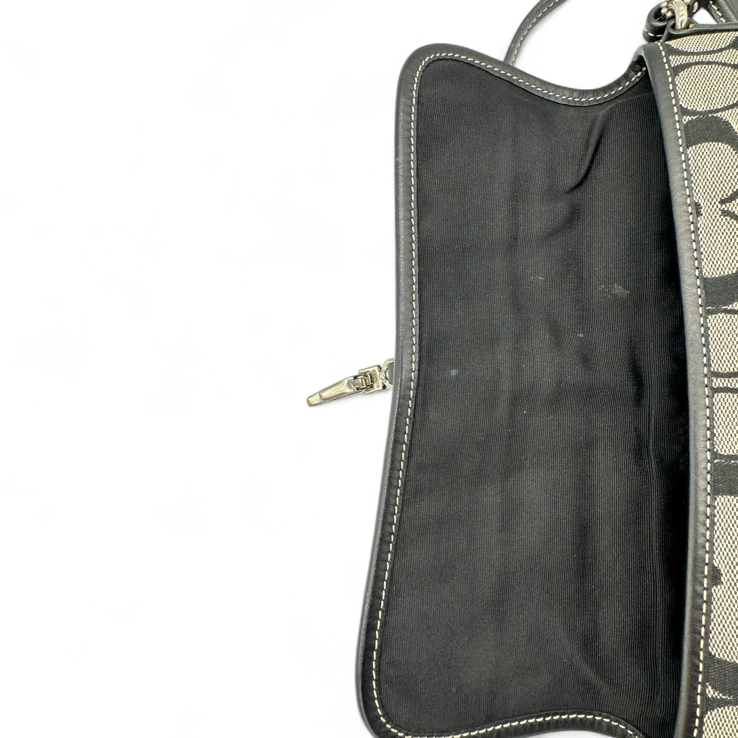 Vintage Coach 6348 Demi Hampton Clip Shoulder Bag