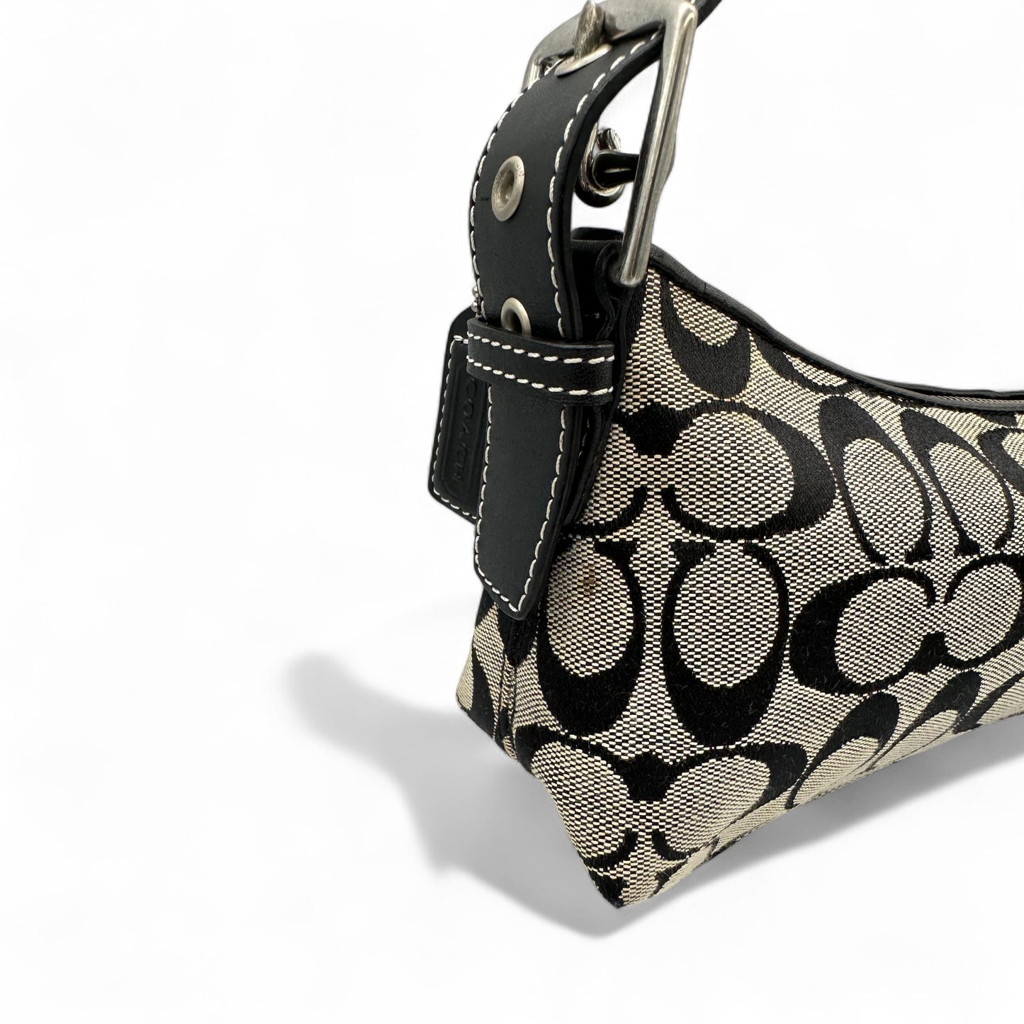 Vintage Coach 6371 East West Baguette Shoulder Bag