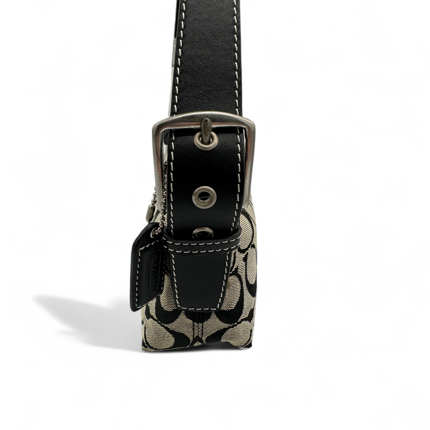 Vintage Coach 6371 East West Baguette Shoulder Bag