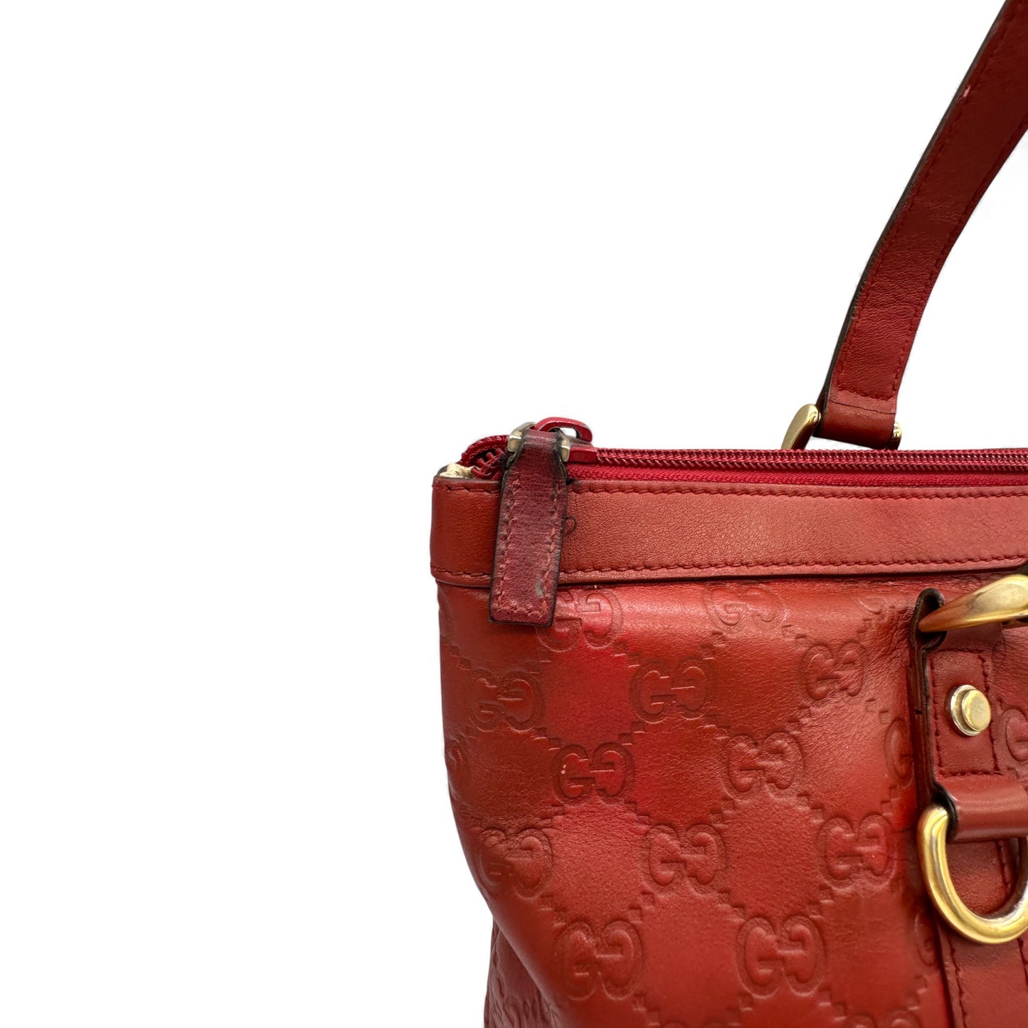 Vintage Gucci Guccissima Abbey Tote Shoulder Bag