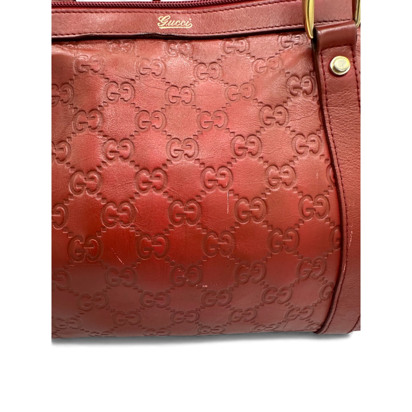 Vintage Gucci Guccissima Abbey Tote Shoulder Bag