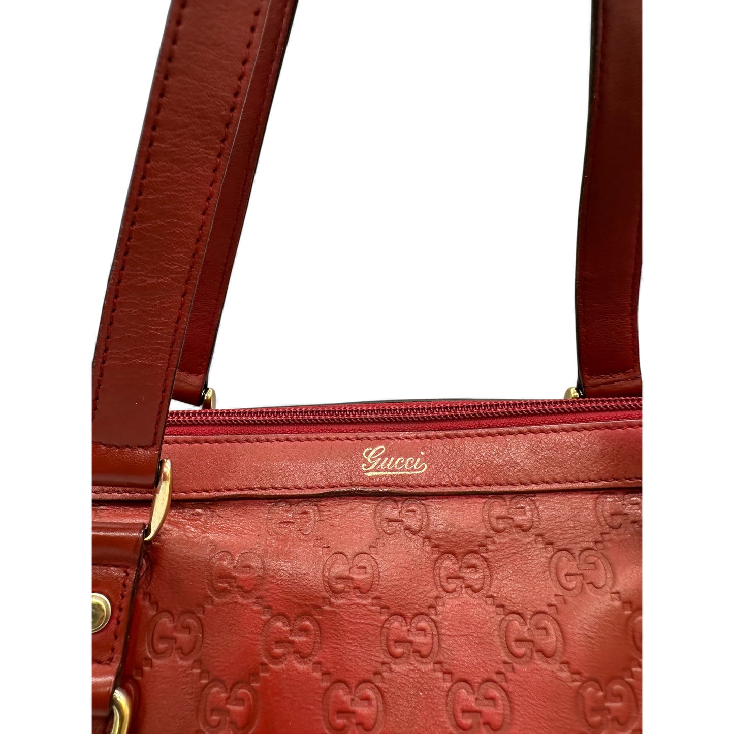 Vintage Gucci Guccissima Abbey Tote Shoulder Bag