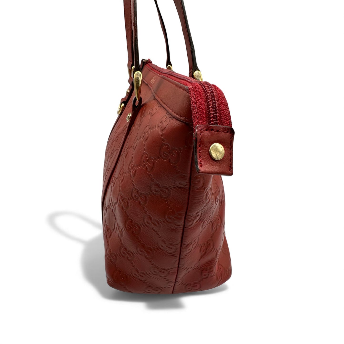 Vintage Gucci Guccissima Abbey Tote Shoulder Bag