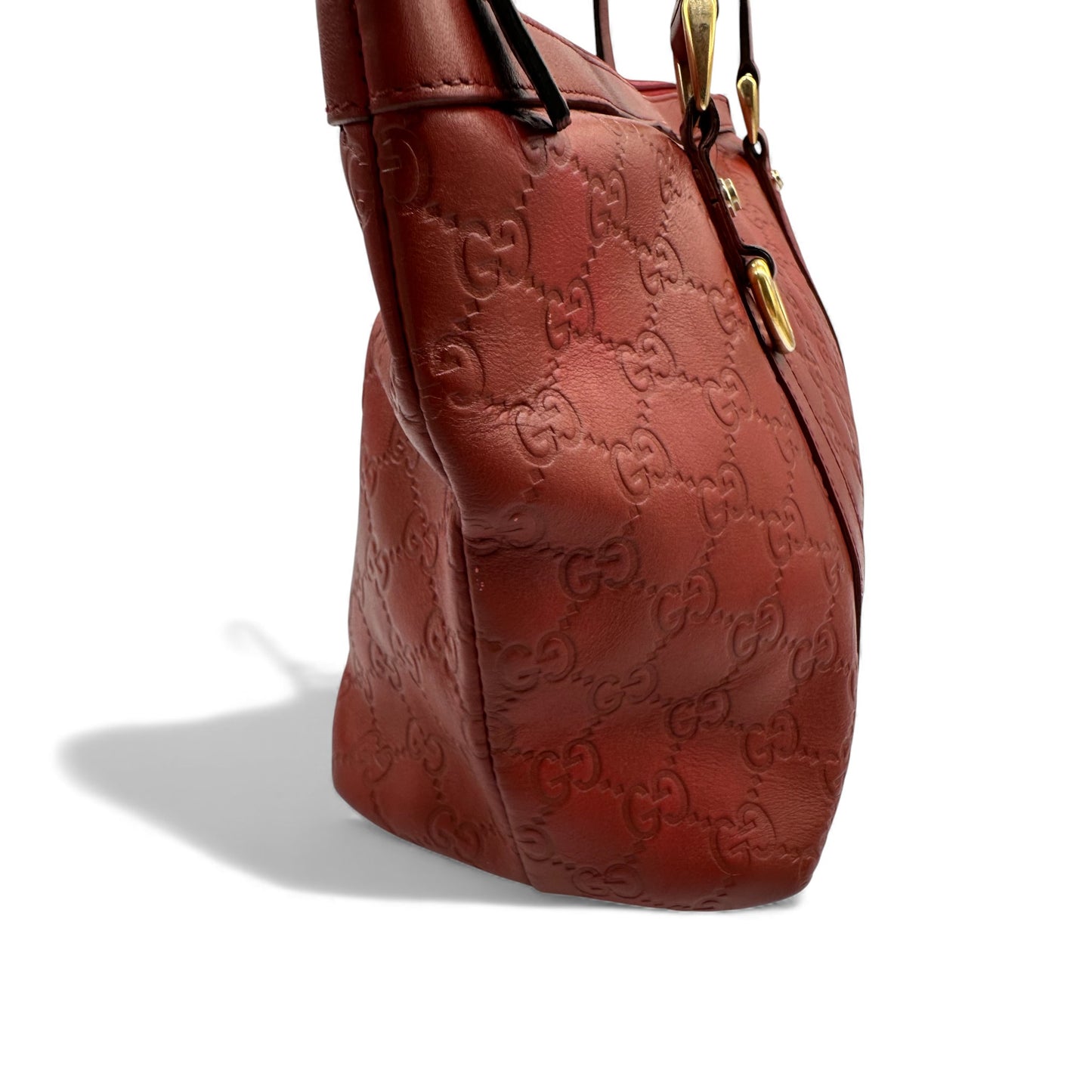 Vintage Gucci Guccissima Abbey Tote Shoulder Bag