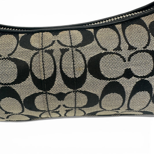 Vintage Coach 6371 East West Baguette Shoulder Bag