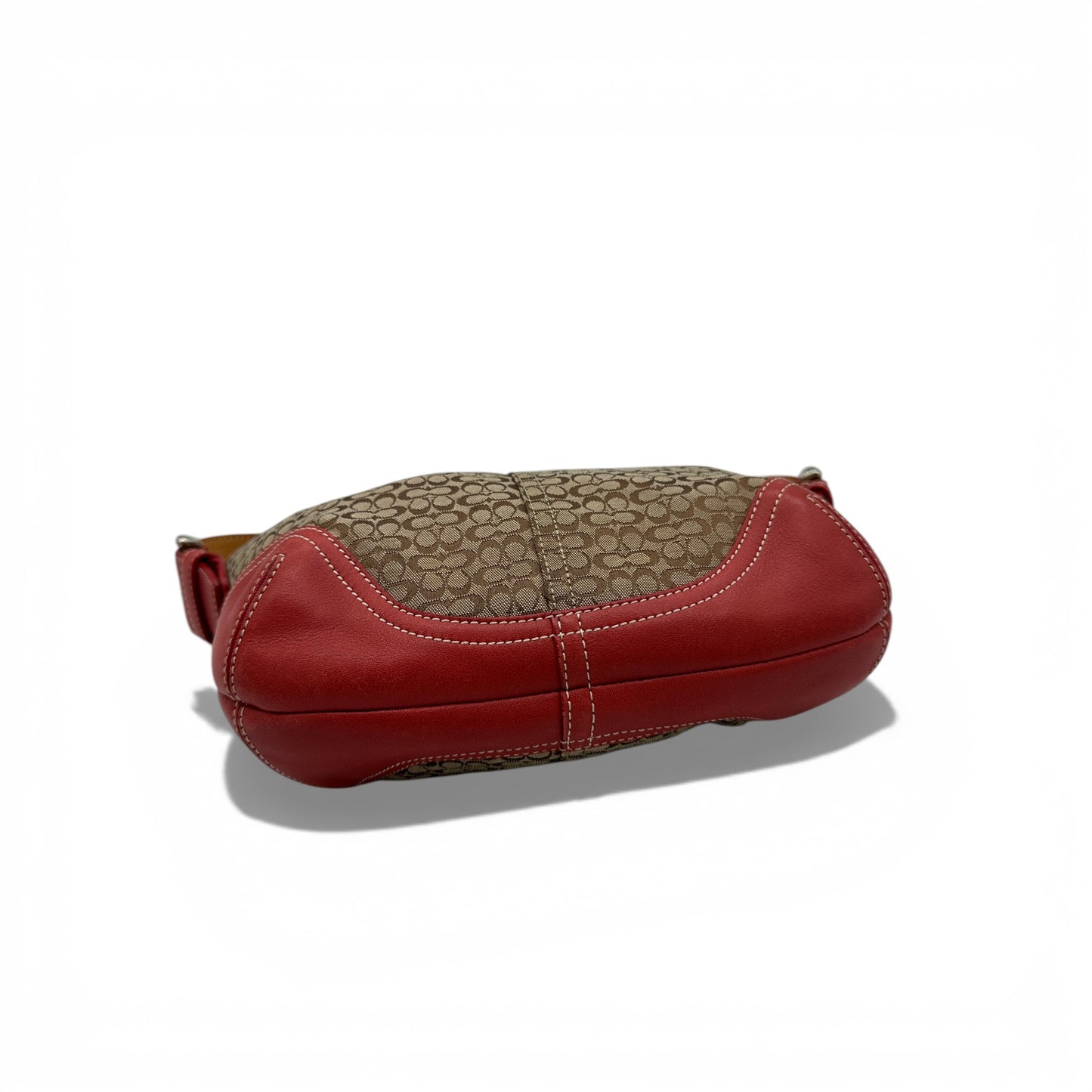 Sac bandoulière vintage Coach 6351 rouge Soho