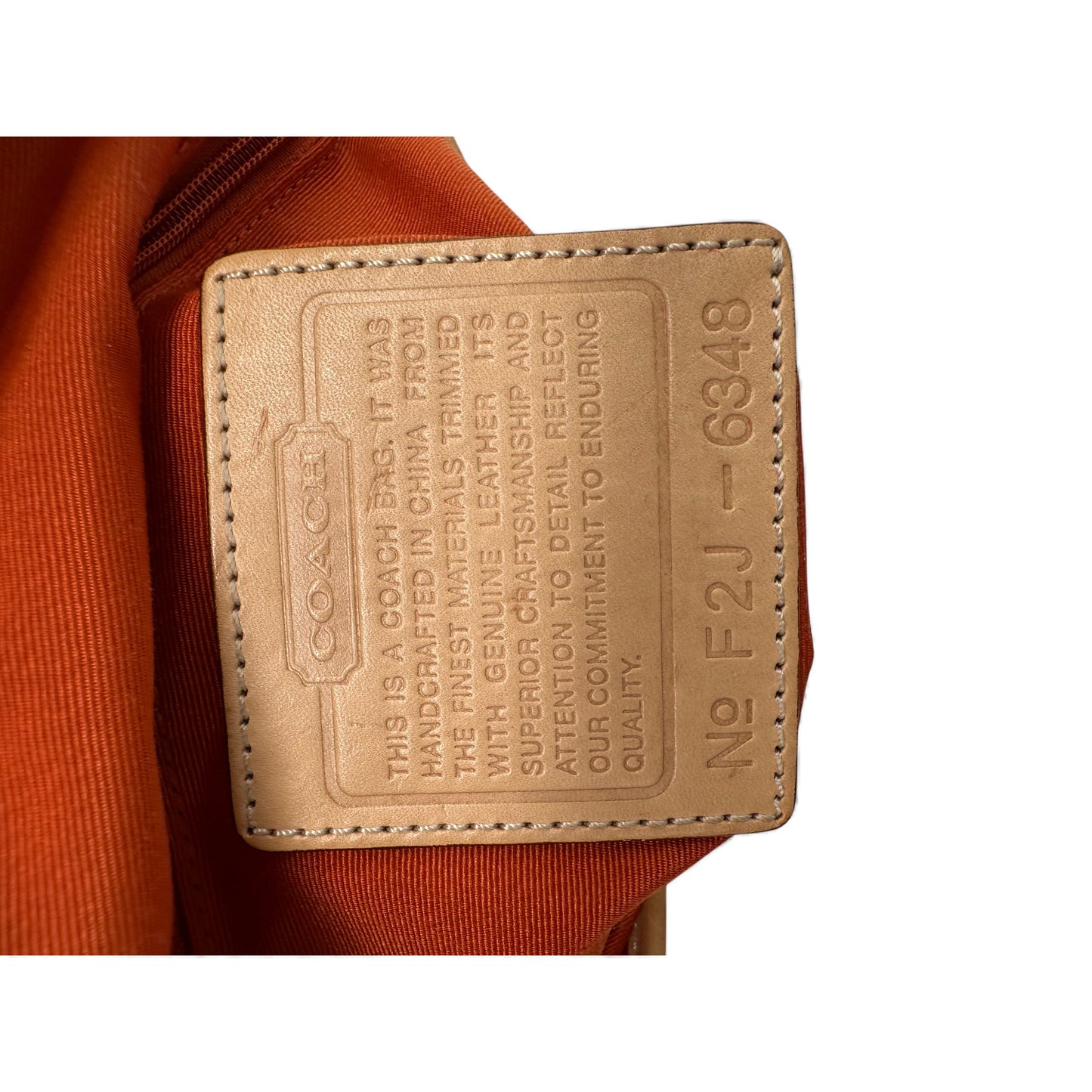 Vintage Coach 6348 Hampton Clip Shoulder Bag