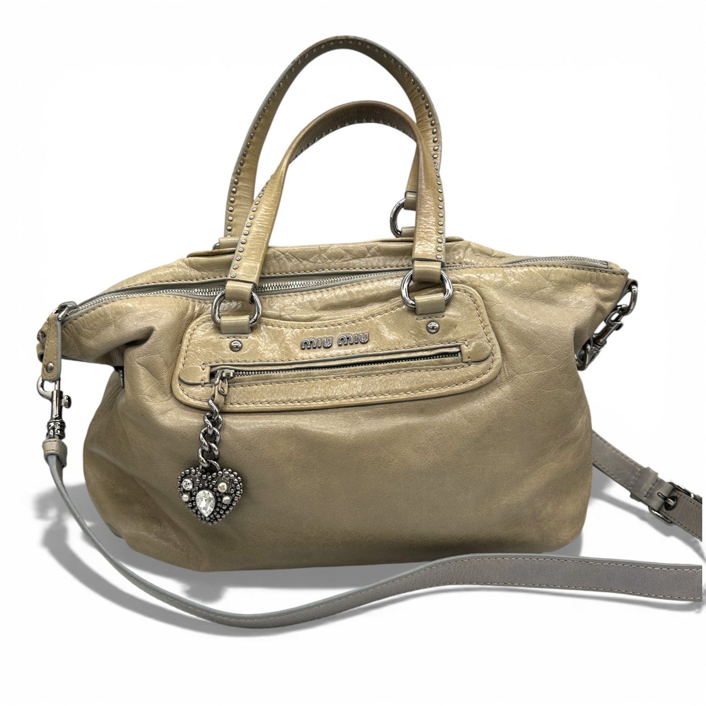 Vintage Miu Miu Vitello 2-Way Handbag